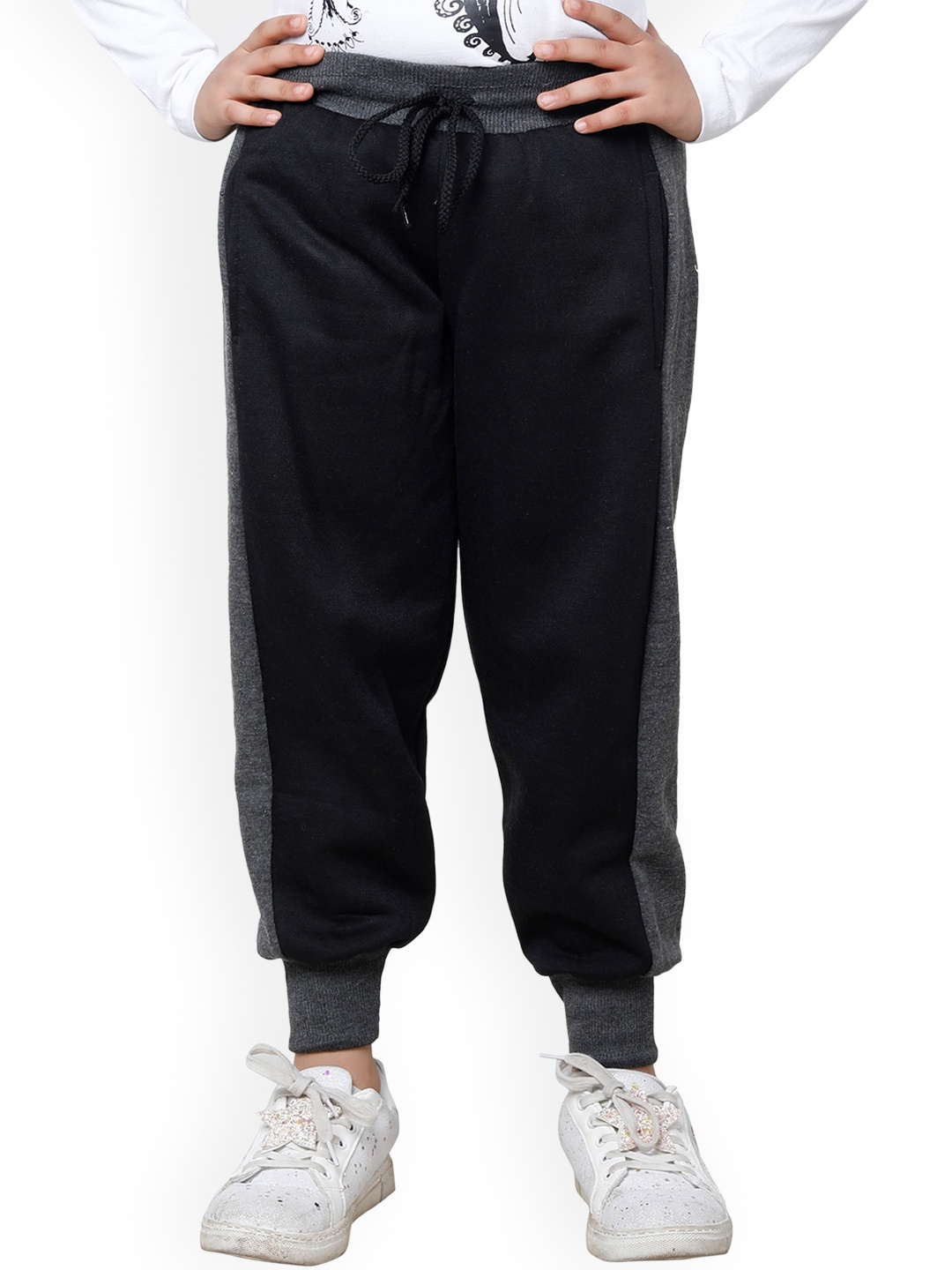 

BAESD Girls Pure Fleece Joggers, Black