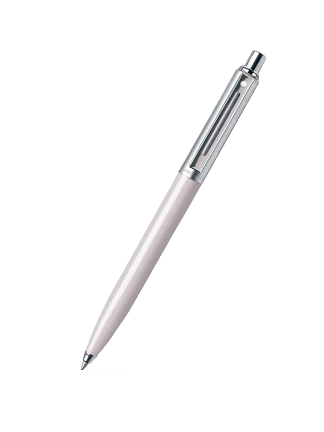 

Sheaffer Silver-Plated Sentinel Ballpoint Pen, White