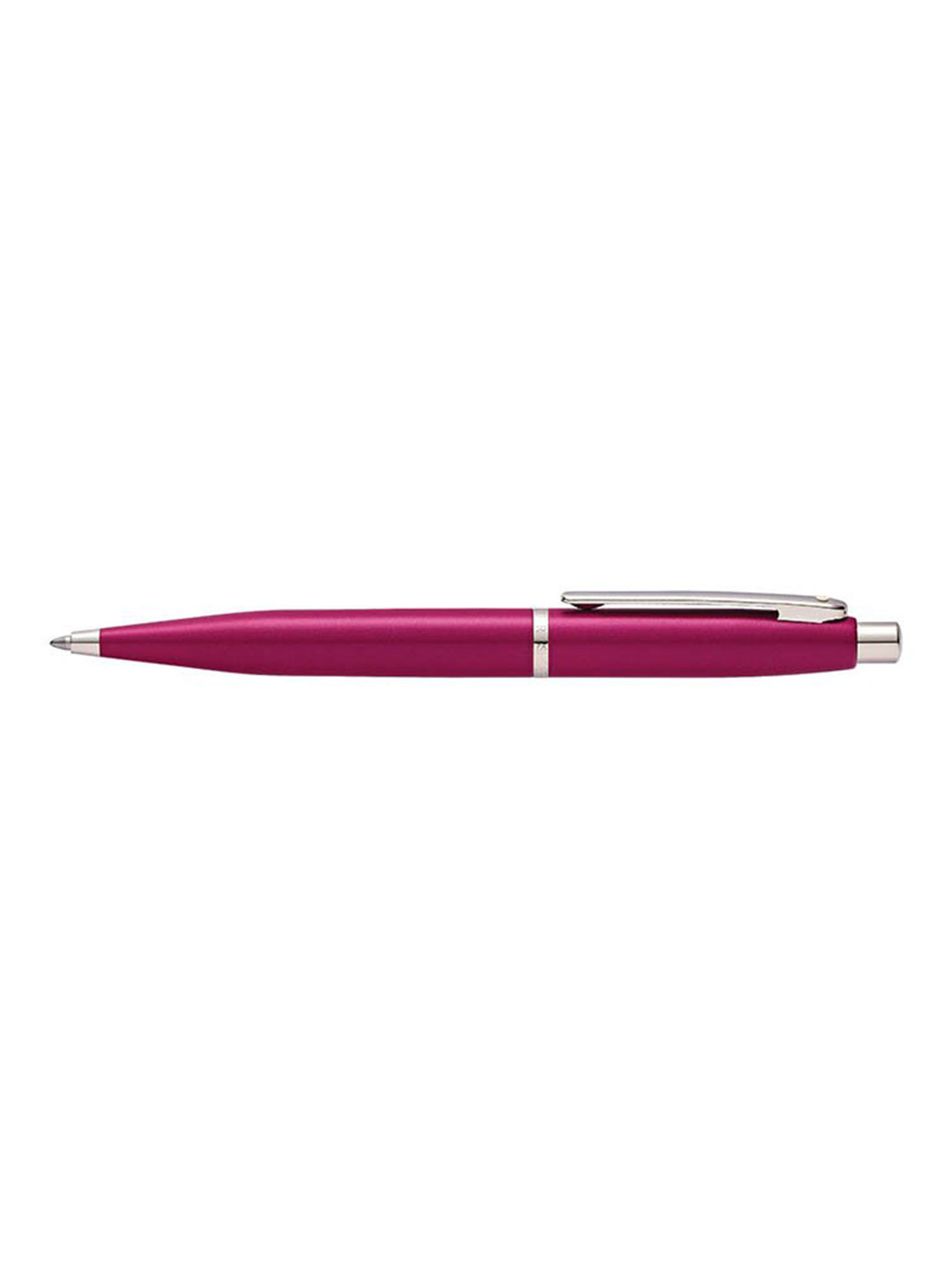 

Sheaffer Silver-Plated Ballpoint Pen With Chrome-Plated Trim, Pink