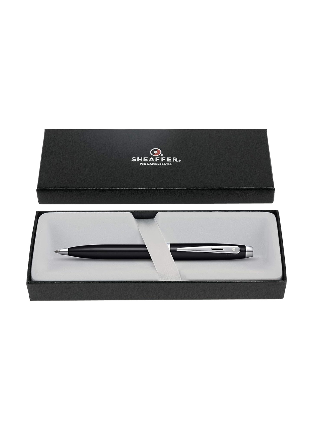 

Sheaffer Black with Chrome Trim E9338 Gift100 Ballpoint Pen