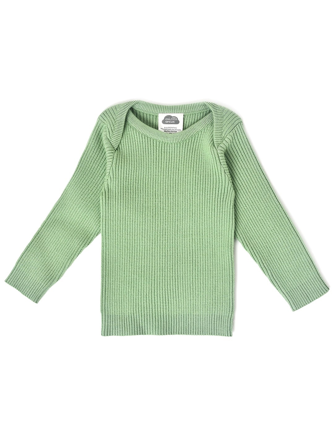 

MiArcus Infants Ribbed Round Neck Knitted Thermal, Green