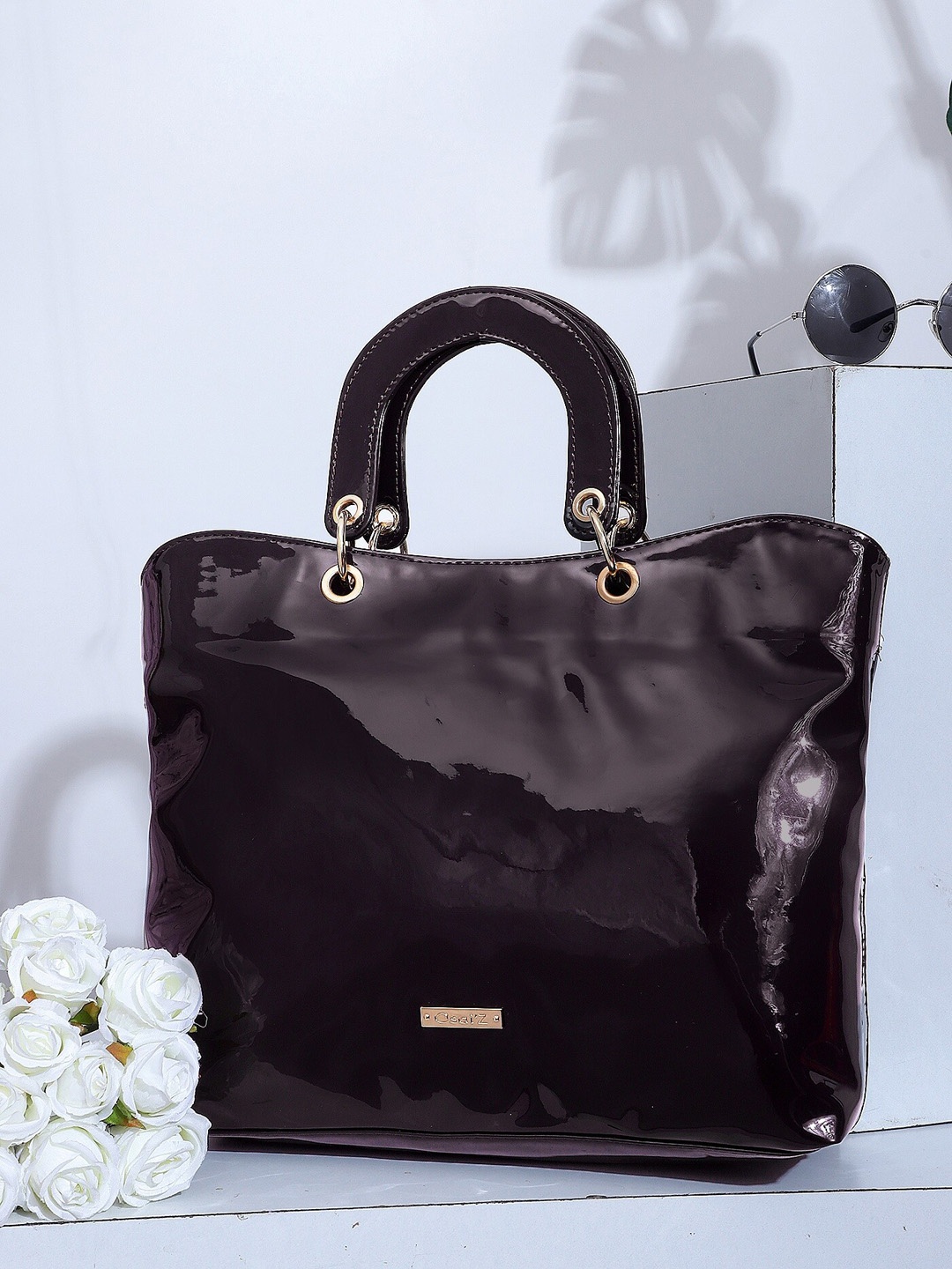 OsaiZ Shopper Handheld Bag, Brown