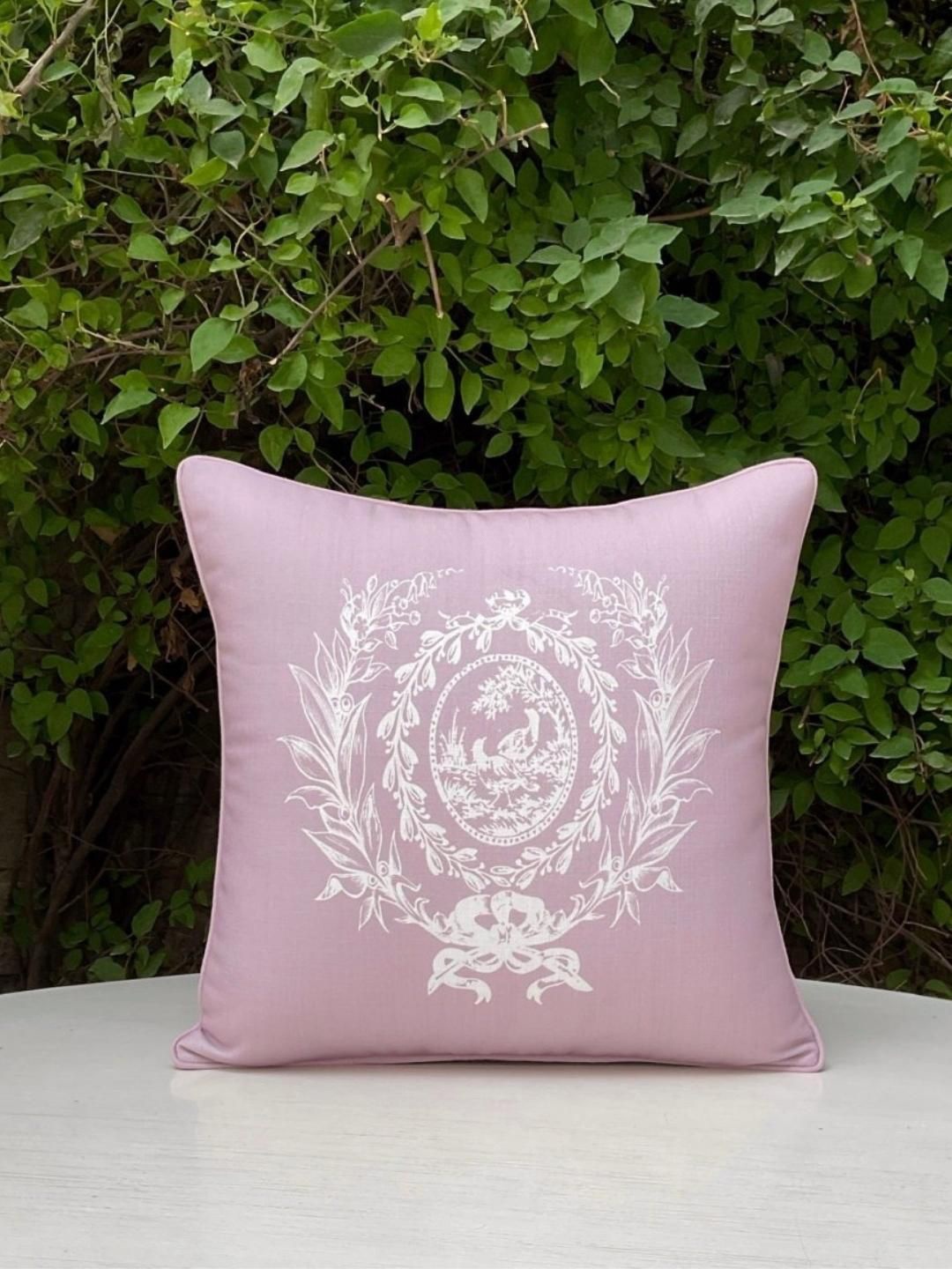 

Studio Covers Pink & White Floral Square Cushion Cover