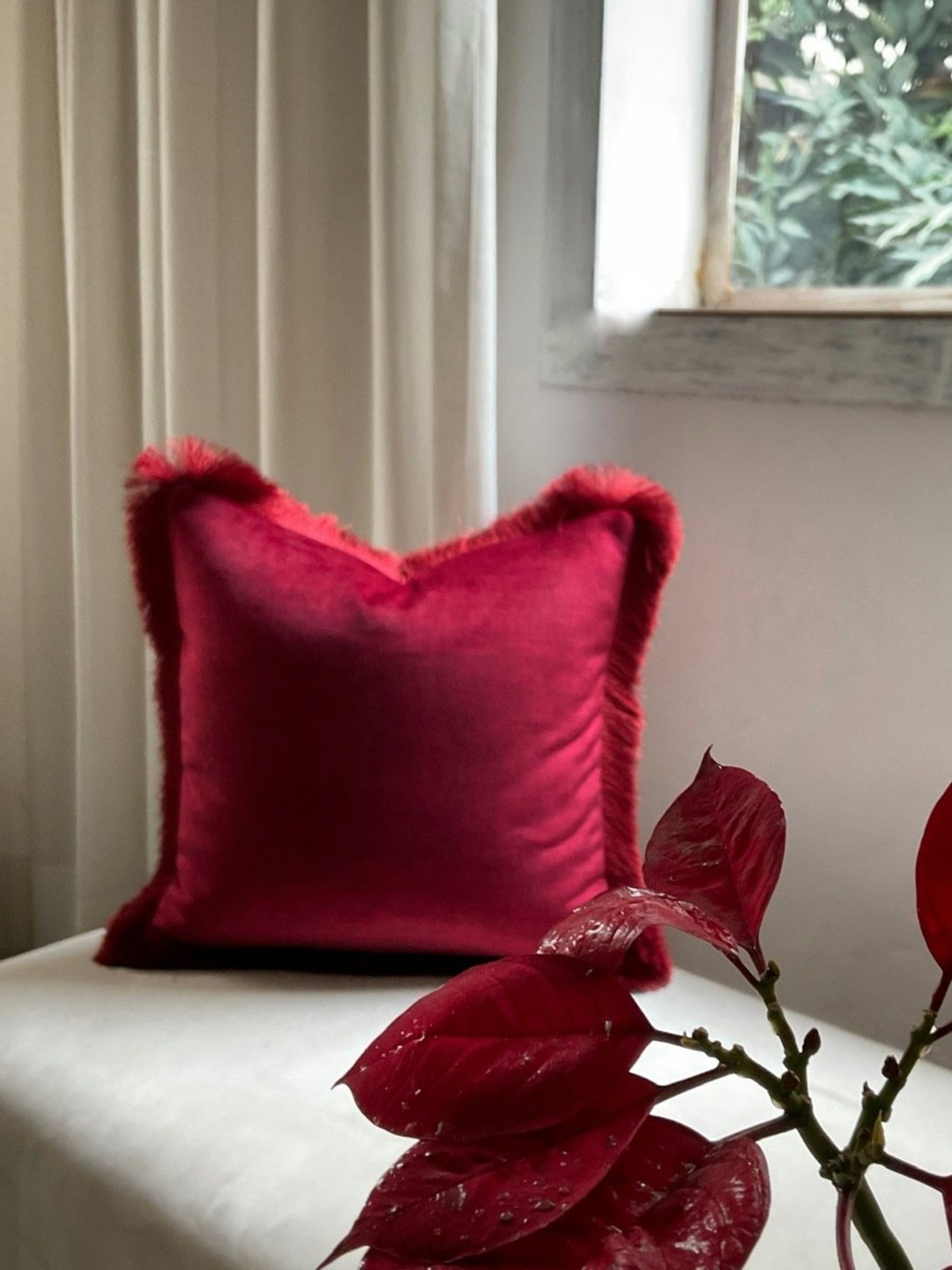 

Studio Covers Red Square Cushion Cover