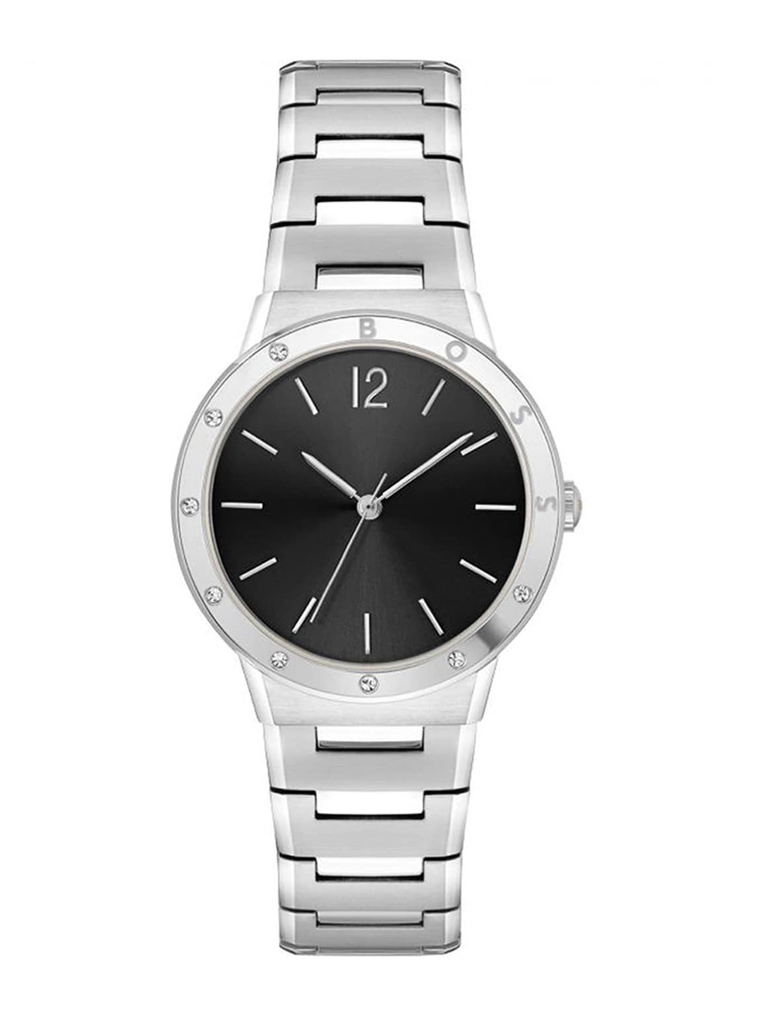 

BOSS Women Stainless Steel Bracelet Style Straps Analogue Watch 1502647, Black