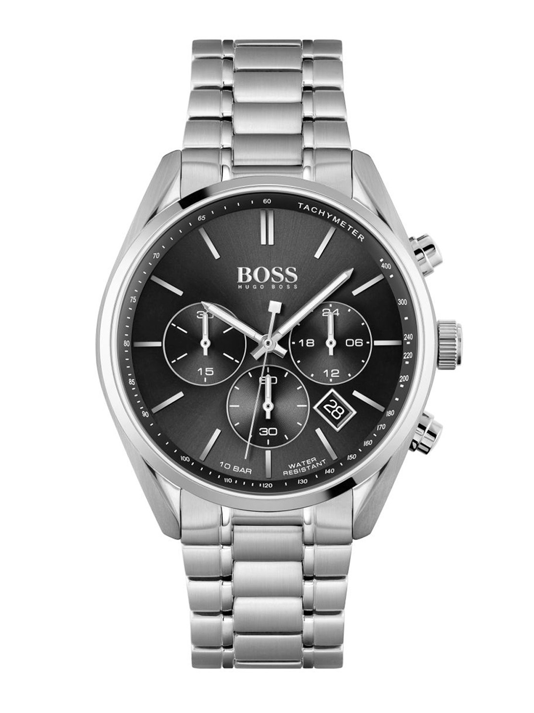 

BOSS Men Dial & Stainless Steel Straps Analogue Chronograph Watch 1513871, Black