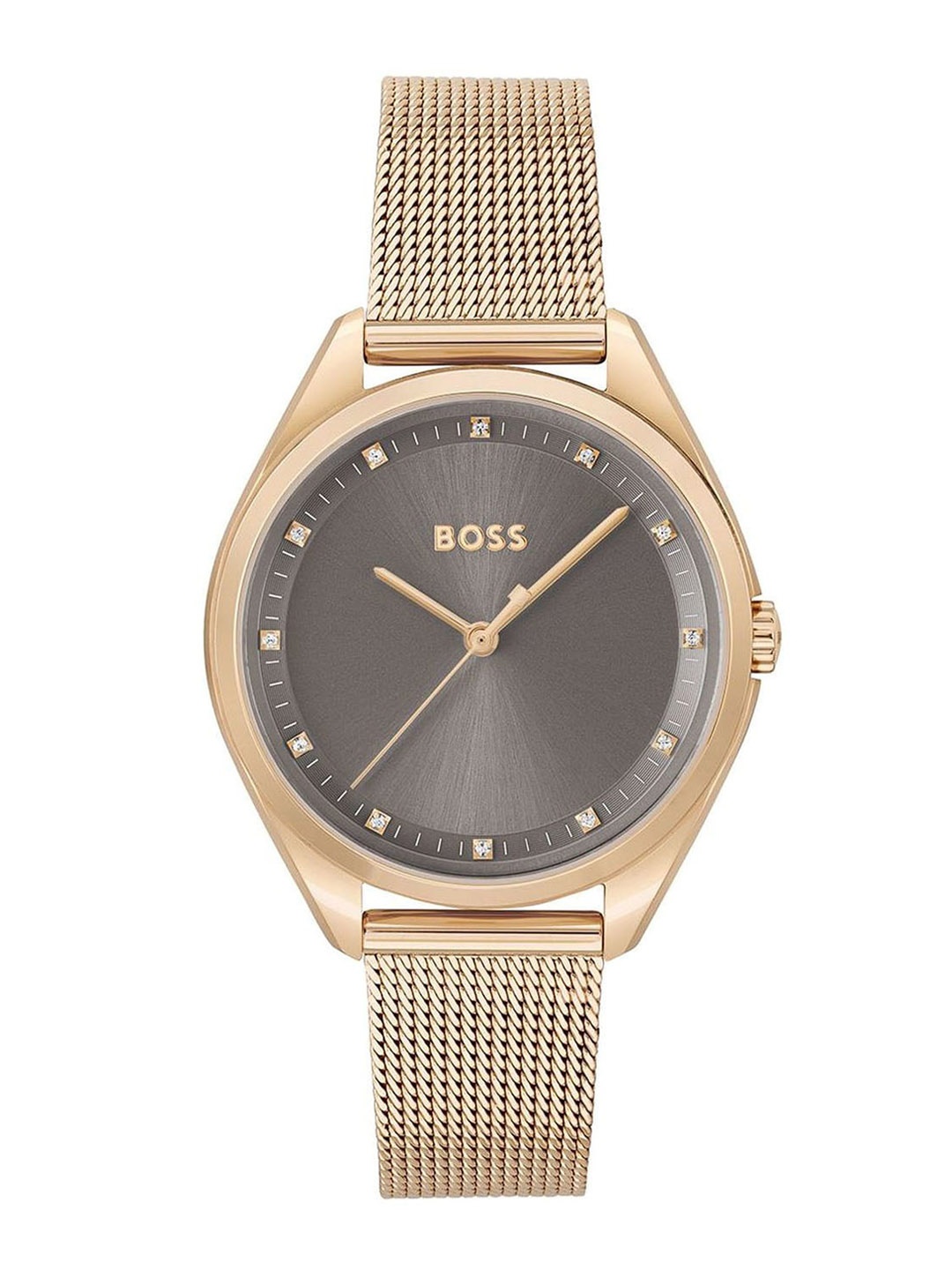 

BOSS Women Dial & Stainless Steel Straps Analogue Watch 1502668, Grey