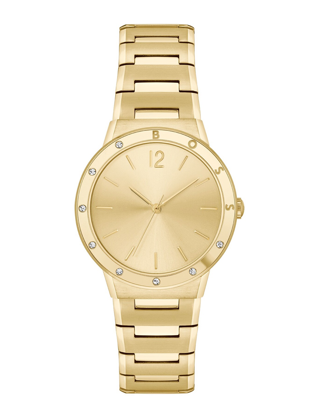 

BOSS Women Round Analogue Watch 1502715, Gold