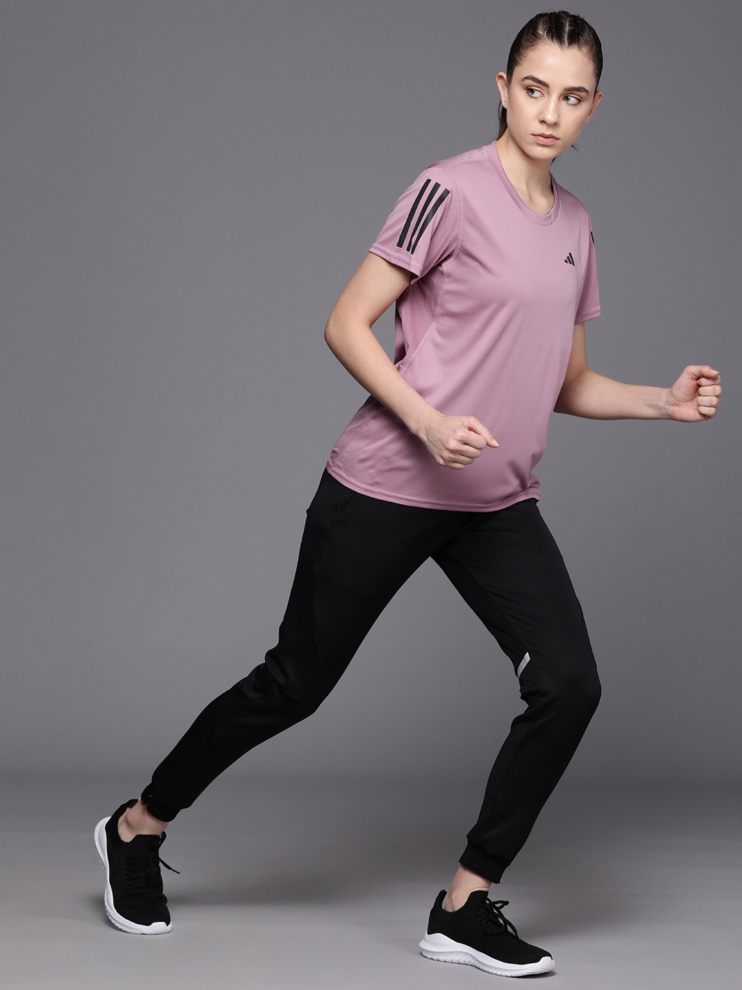 

ADIDAS Women Own The Run T-shirt, Mauve