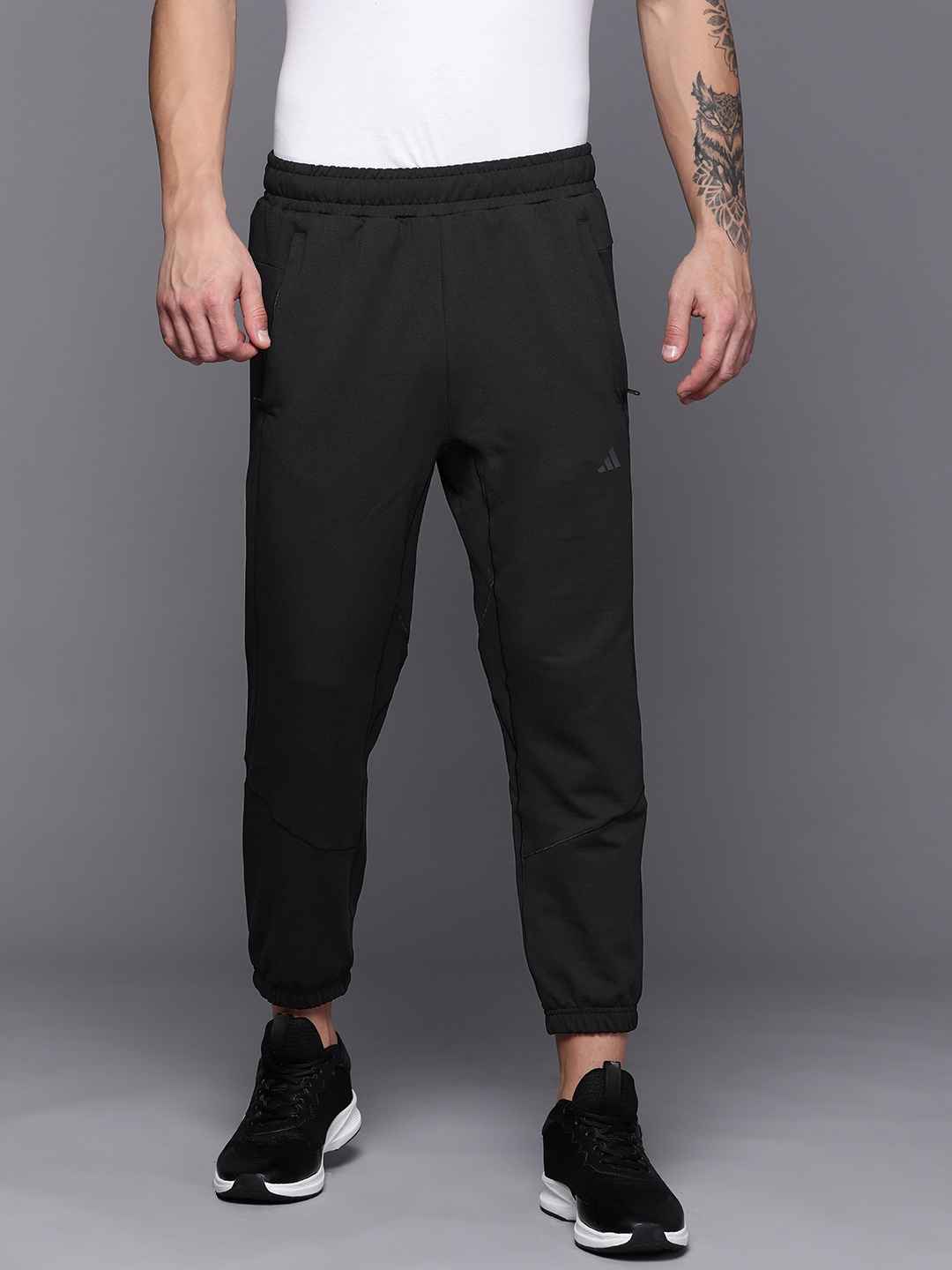 

ADIDAS Men Designed For Training Yoga 7/8th Pants, Black