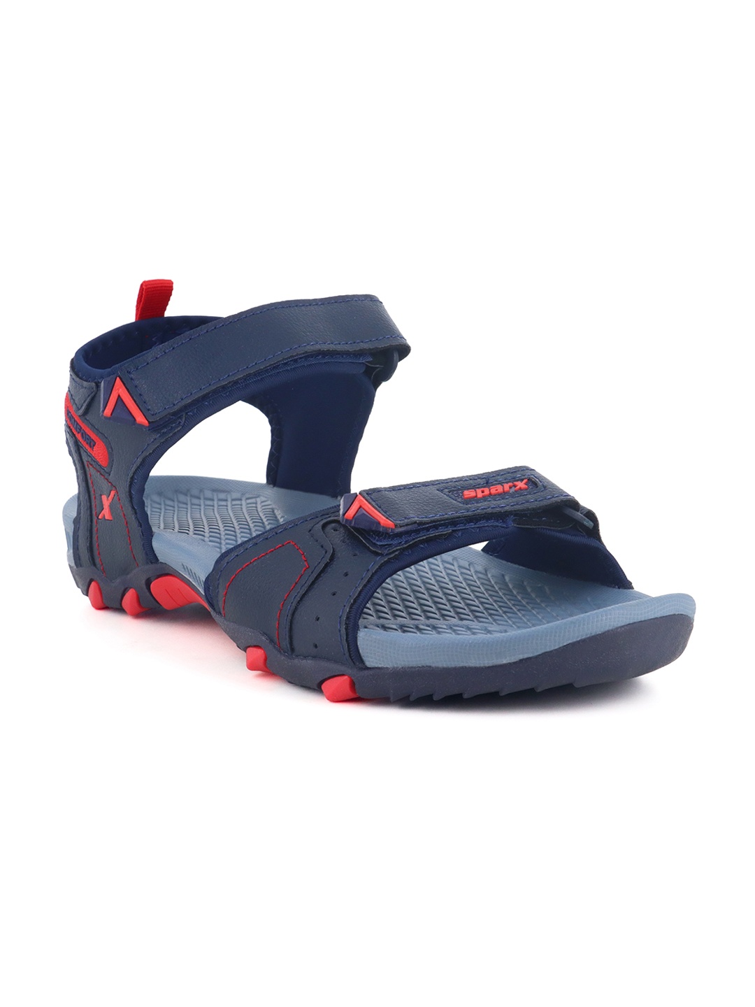 

Sparx Men Textured Sports Sandals, Navy blue