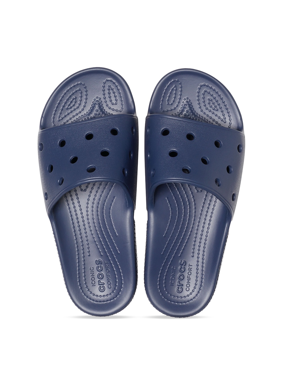 

Crocs Unisex Croslite Sliders, Navy blue