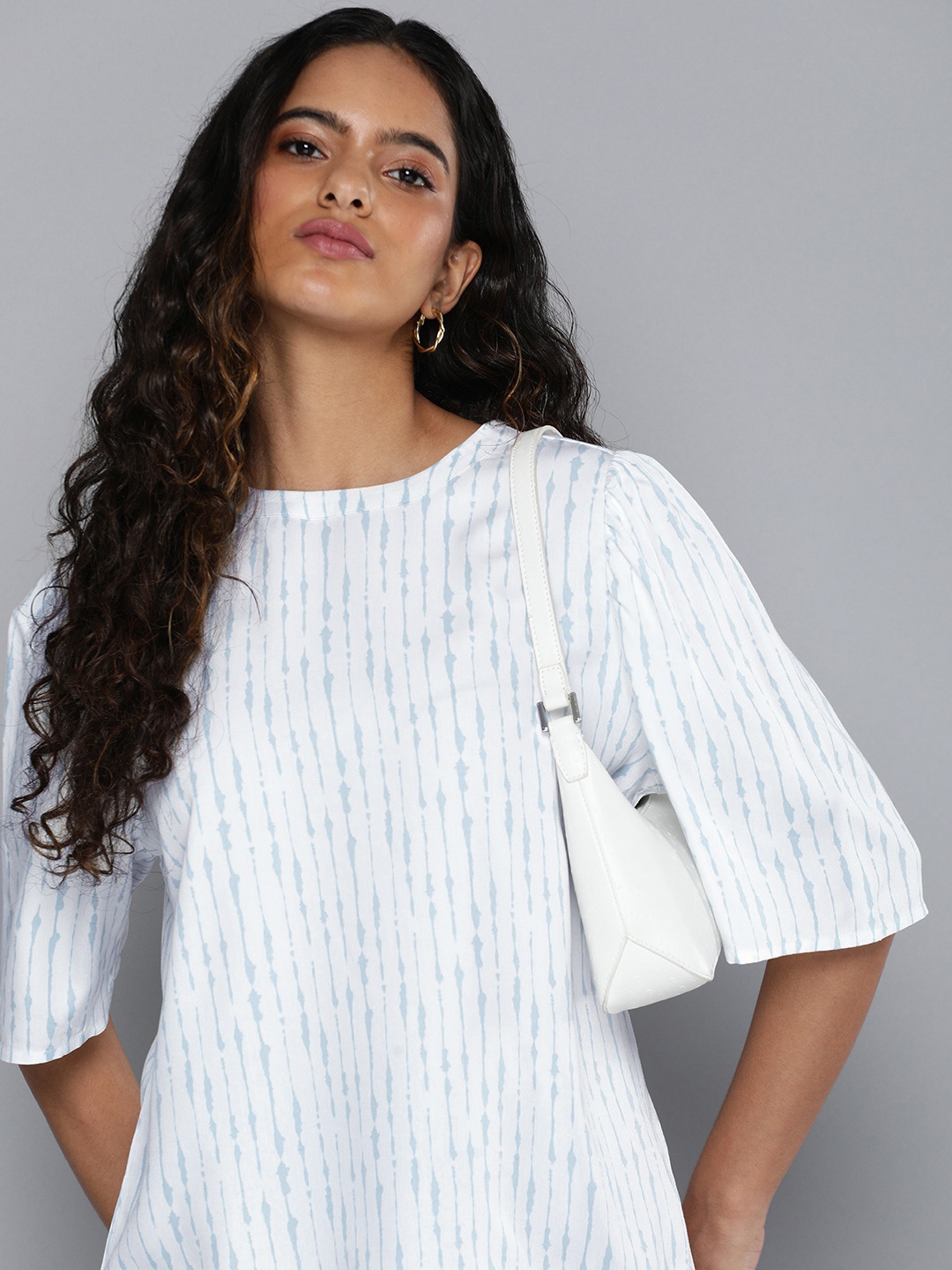 

Levis Striped Regular Top, White