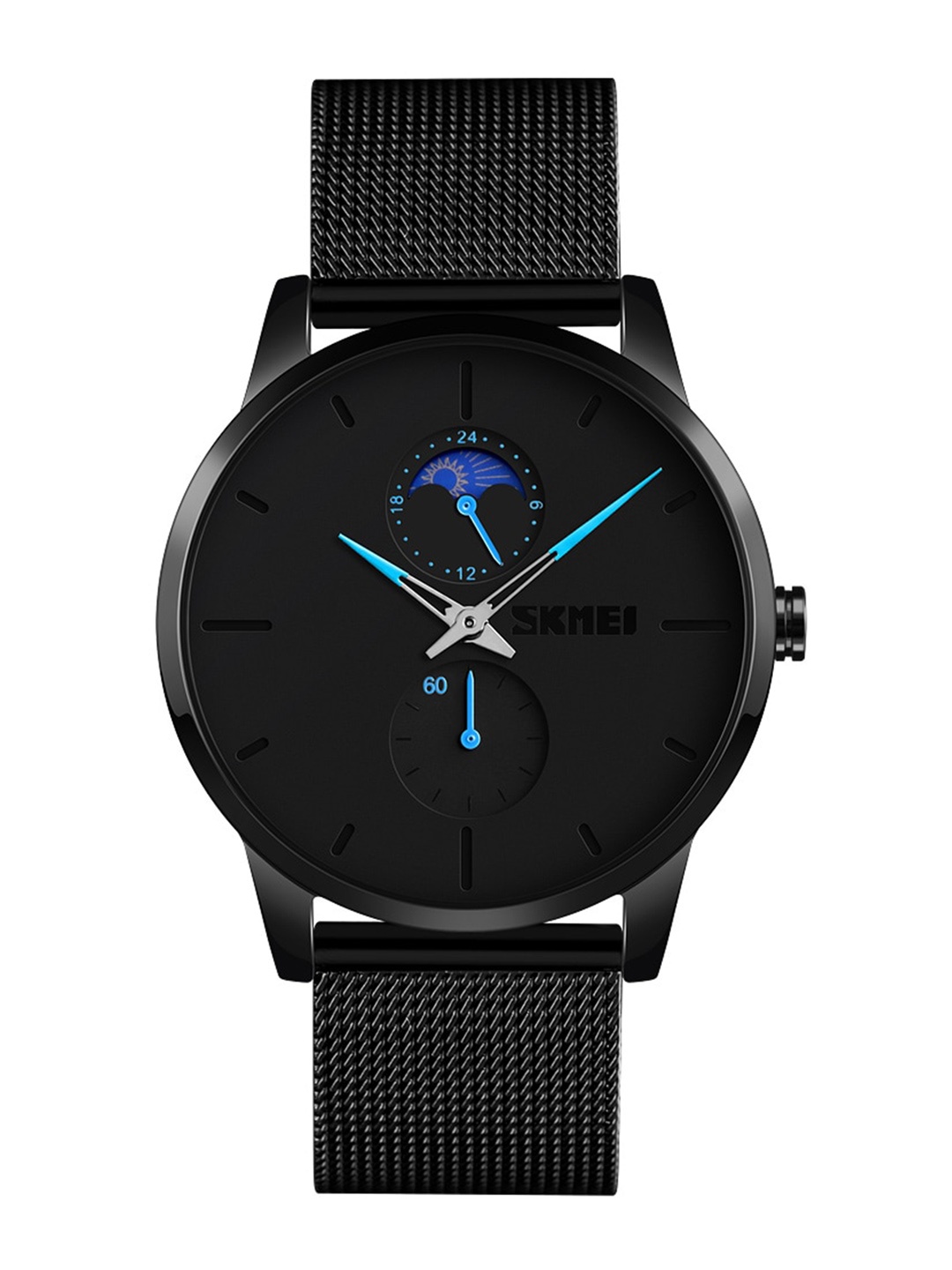 

Skmei Men Metal Straps Analogue Watch 9208Blue, Black