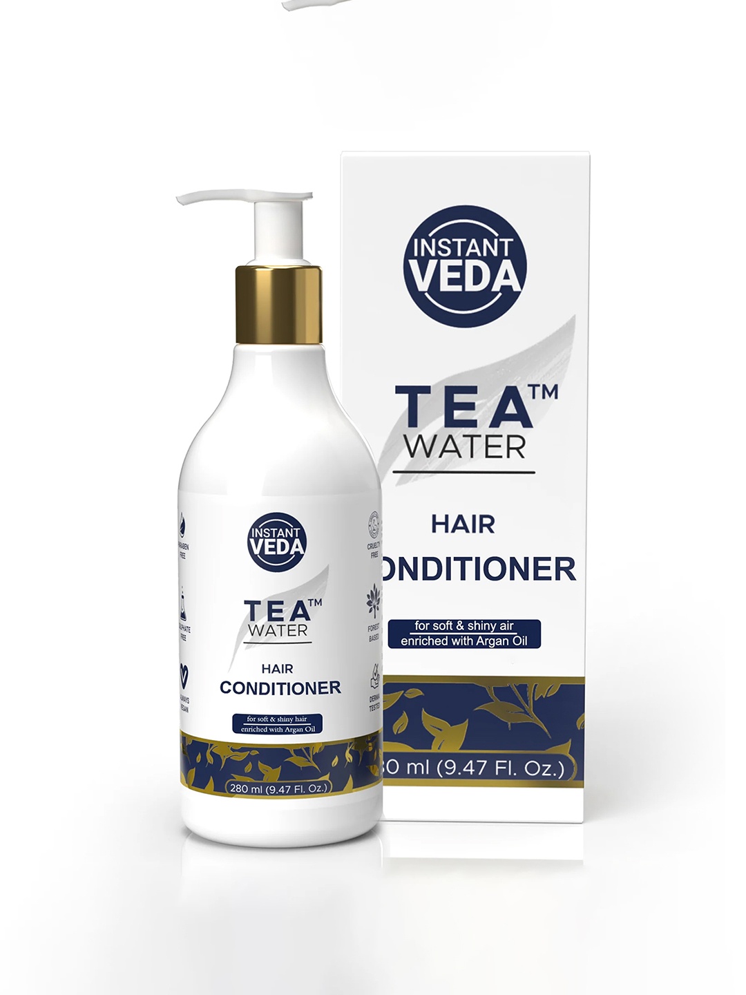 

Instant Veda Tea Water Hair Conditioner For Soft & Shiny Hair 280ml, White