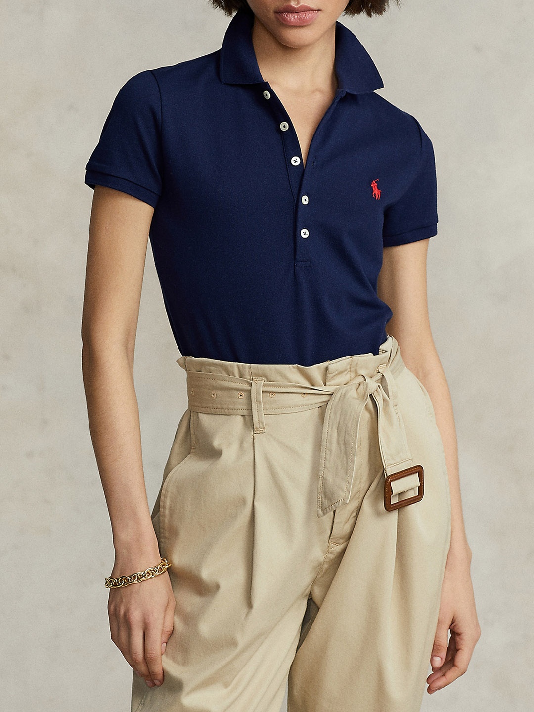 

Polo Ralph Lauren Cotton Slim-Fit T-Shirt, Navy blue