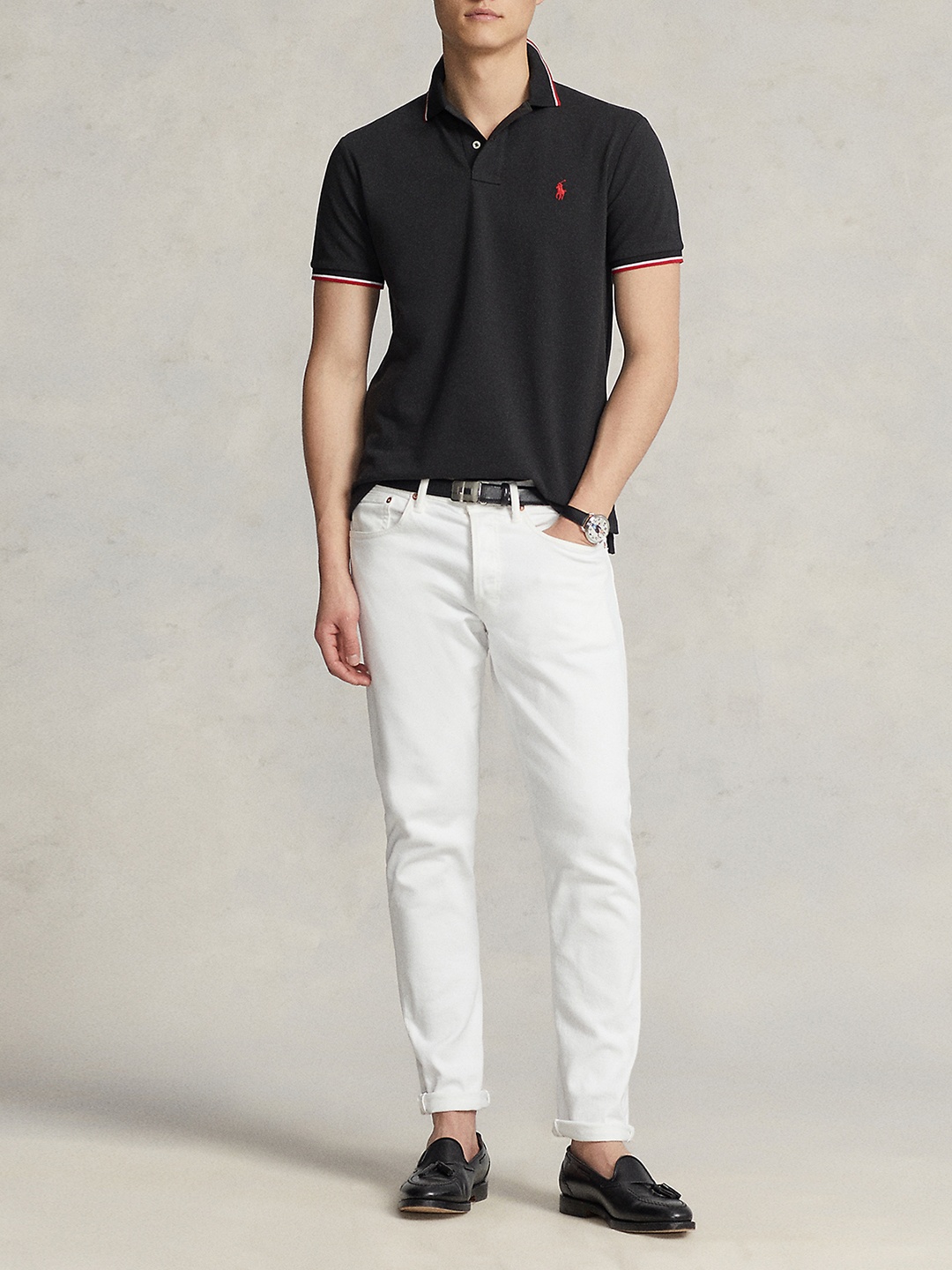 

Polo Ralph Lauren Cotton Slim-Fit T-Shirt, Black
