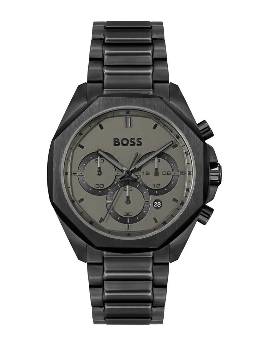 

BOSS Cloud Men Grey Bracelet Style Straps Analogue Chronograph Watch 01514016