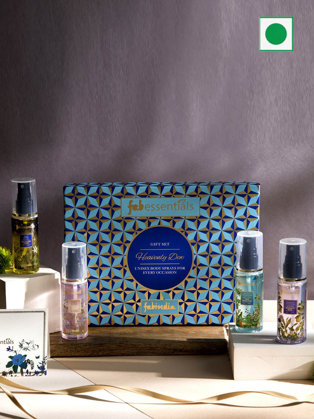 

fabessentials Heavenly Dew Body Spray Fragrance Gift Set 60 ml Each, Multi
