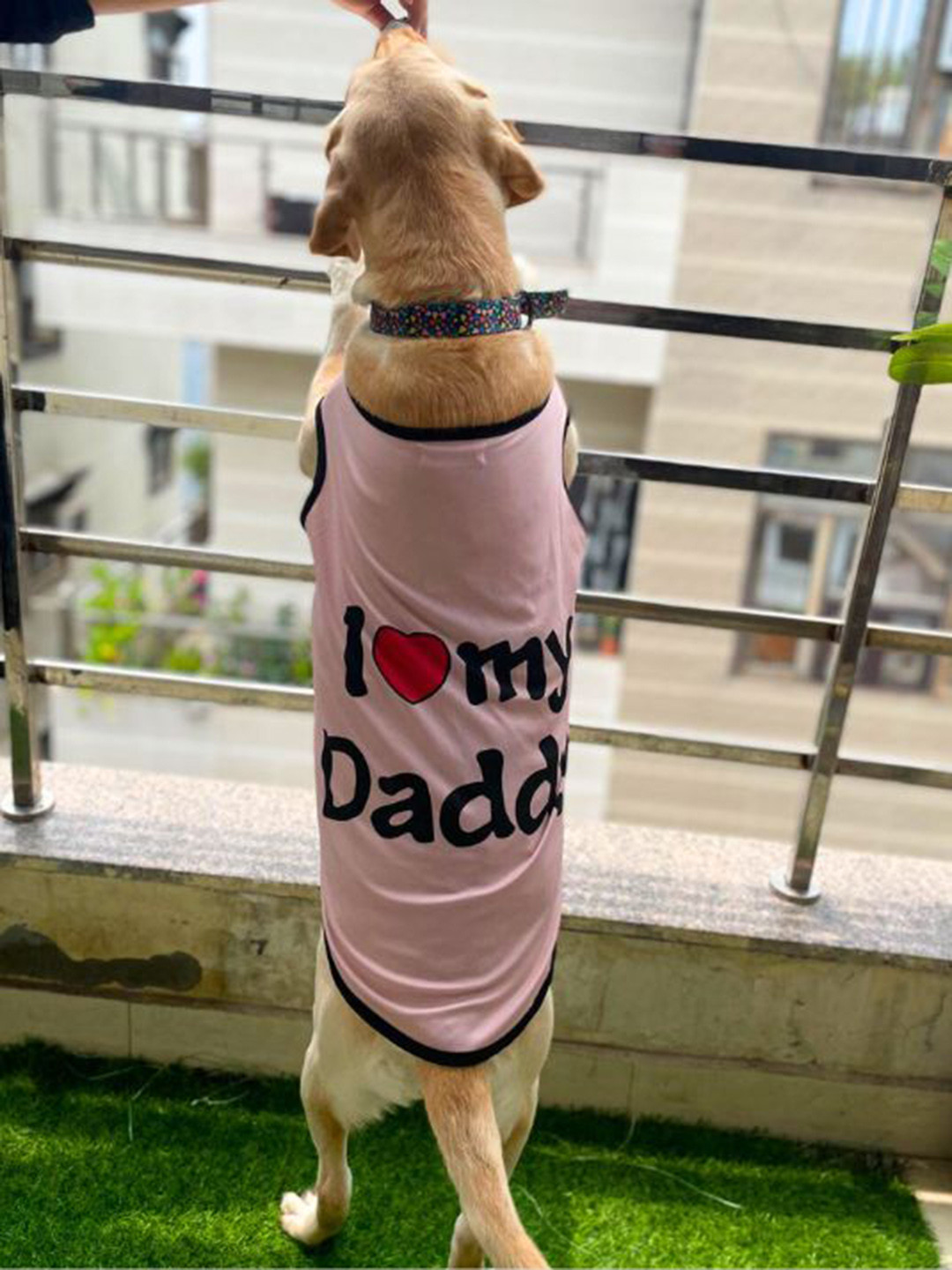 

Lulala Kids Printed Cotton Dog T-shirts, Pink
