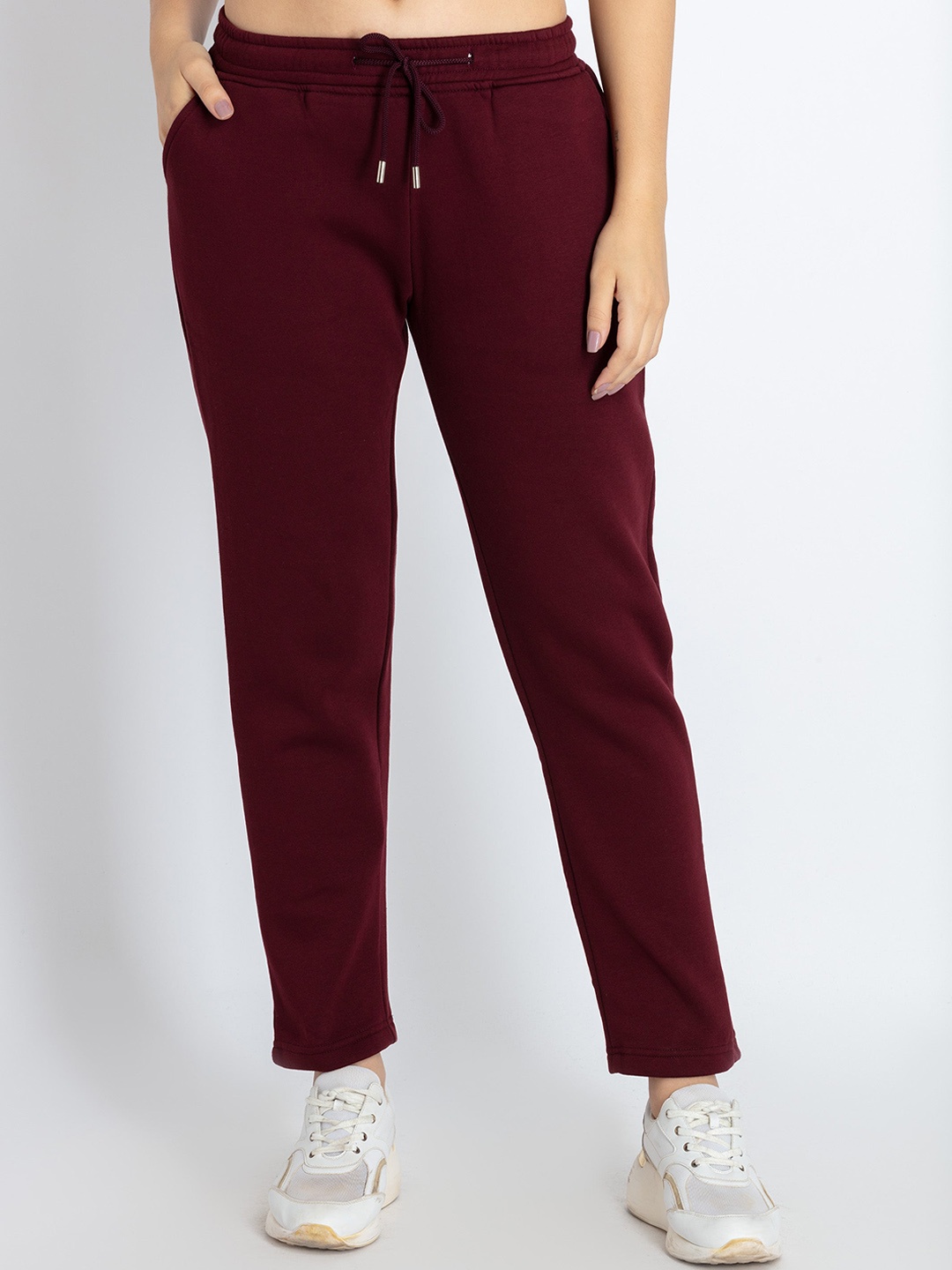 

Status Quo Women Regular Fit Track Pants, Maroon