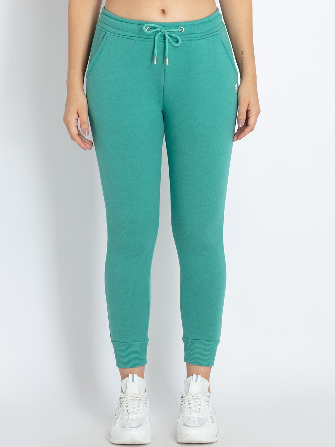 

Status Quo Women Mid-Rise Joggers, Green