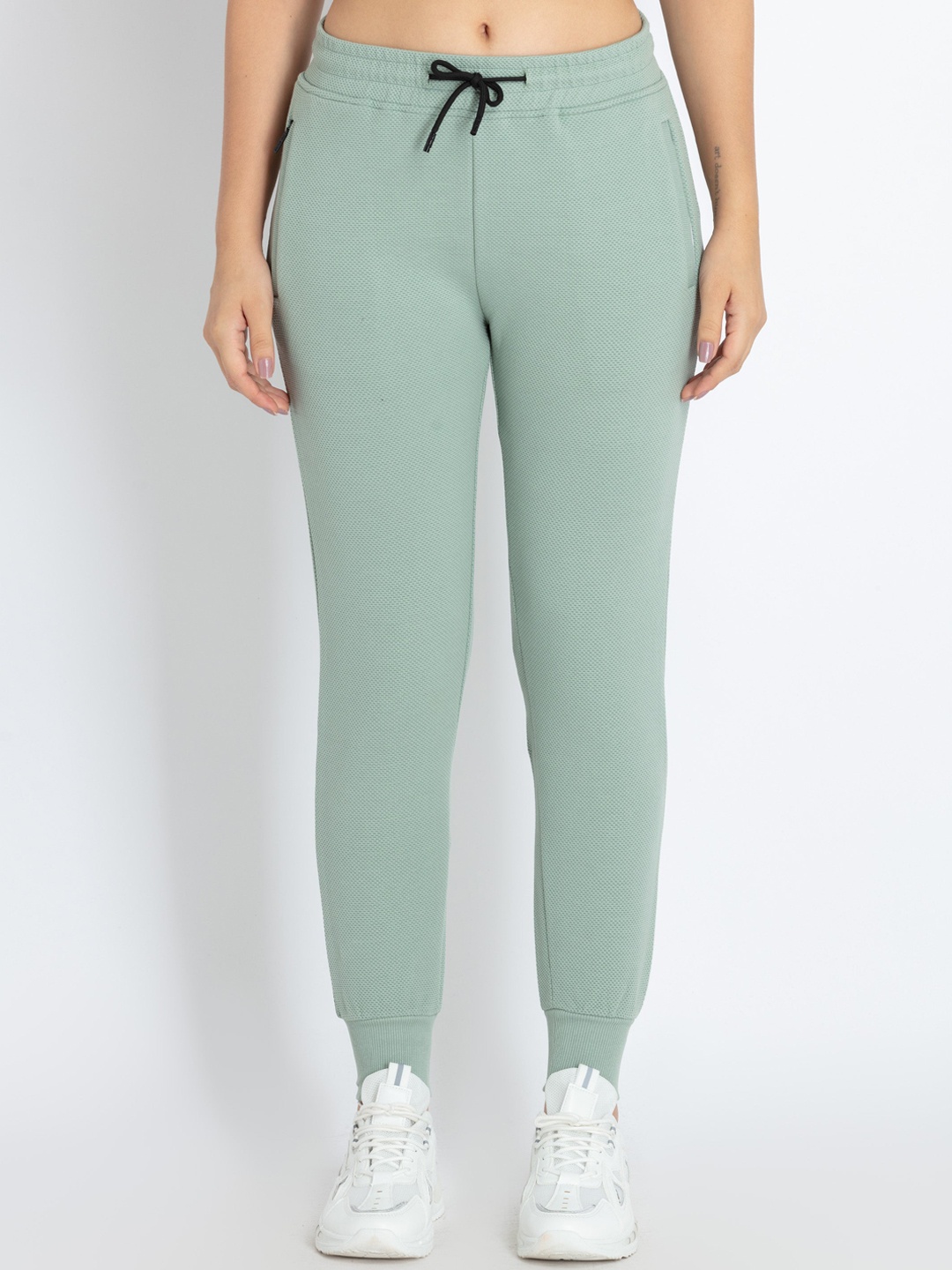 

Status Quo Women Mid-Rise Joggers, Green