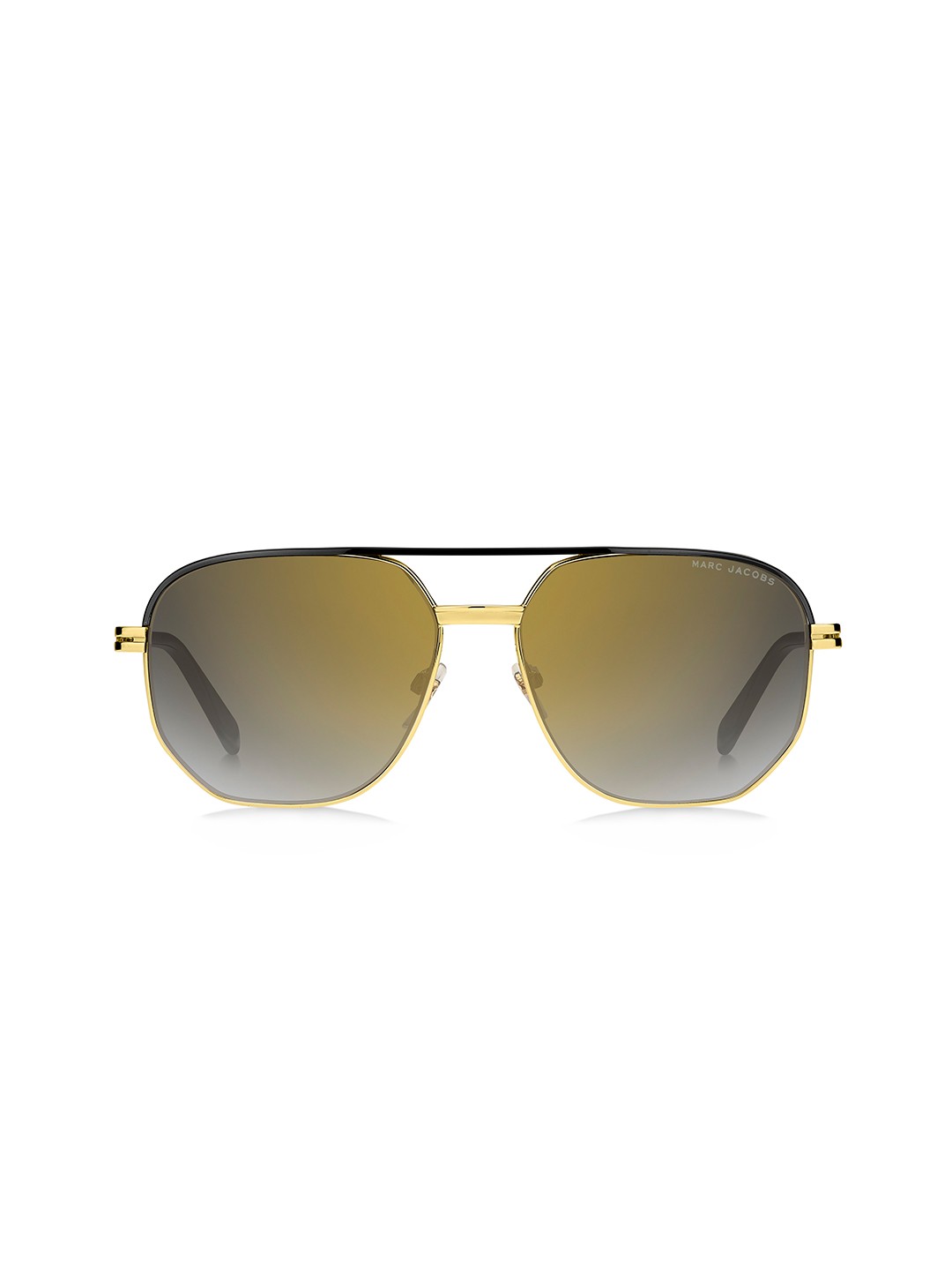 

MARC JACOBS Men Gold Lens & Black Square Sunglasses with UV Protected Lens