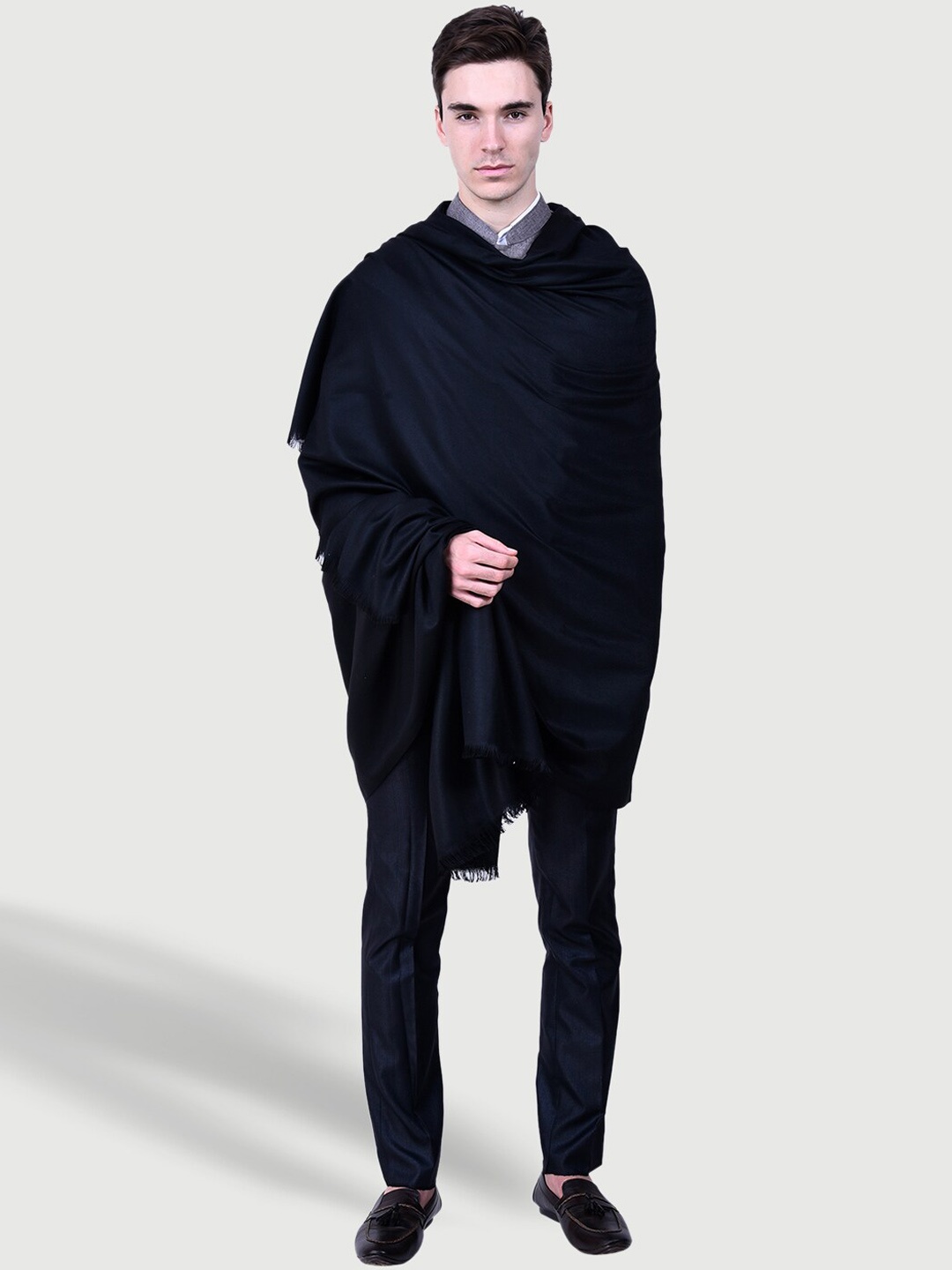 

SWI Stylish Pure Wool Shawl, Black
