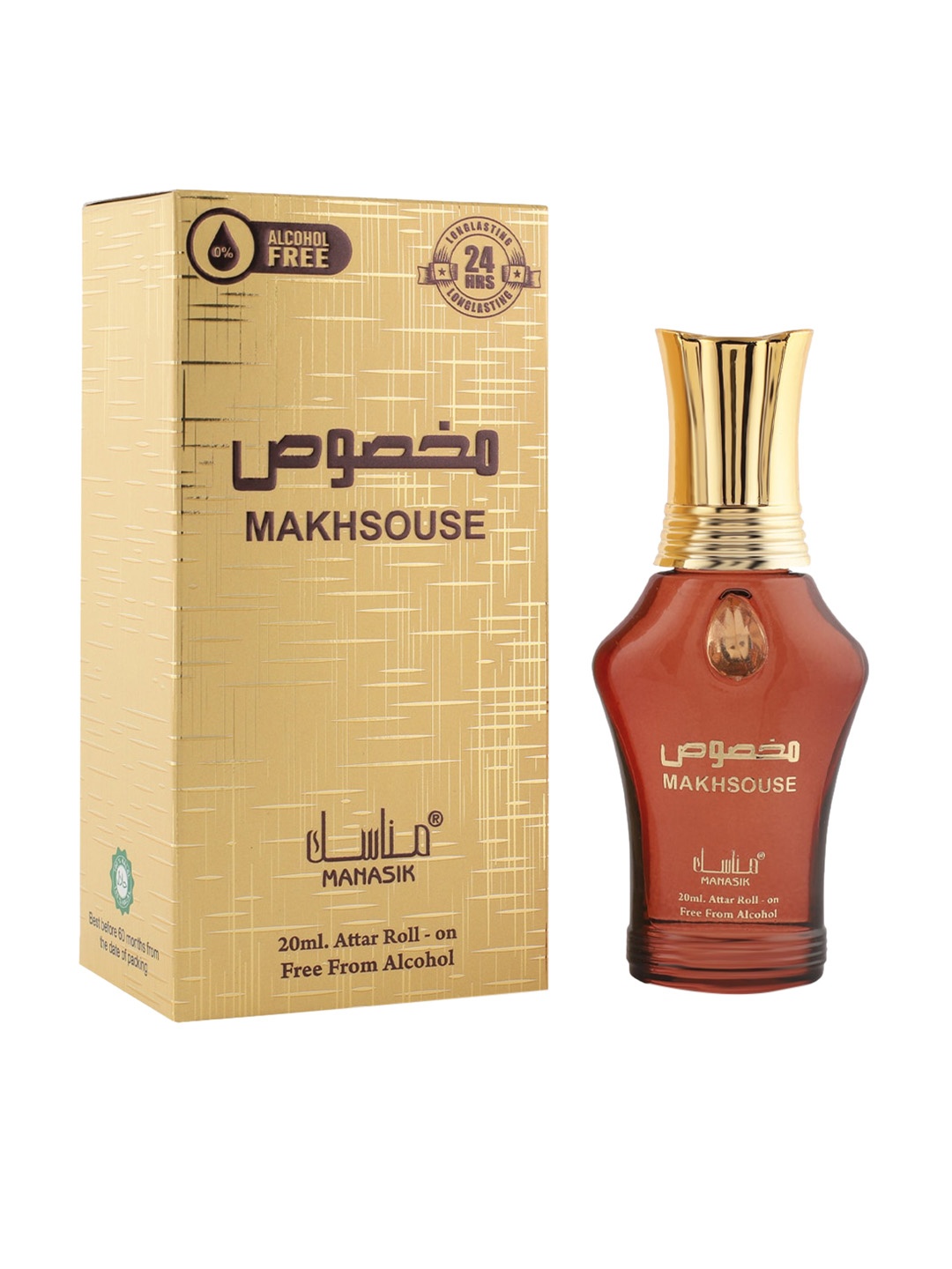 

MANASIK Makhsouse Premium Attar- 20ml, Tan