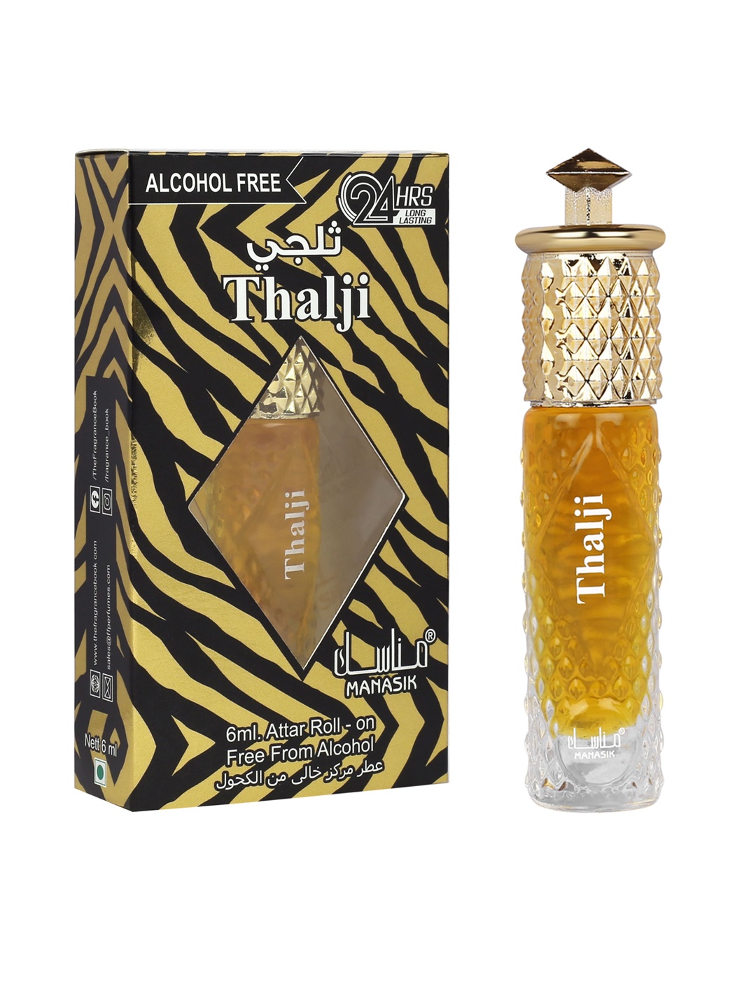 

MANASIK Thalji Premium Attar - 6ml, Bronze