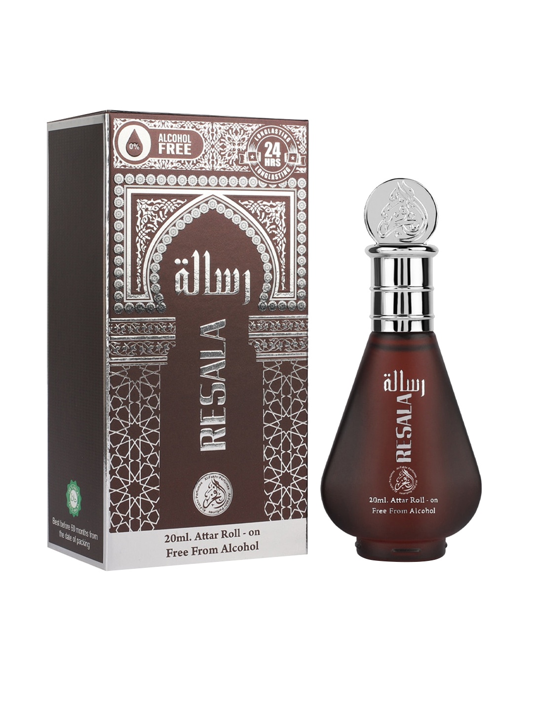 

Al-Fakhr Resala Long Lasting Roll On Itra 20ml, Brown