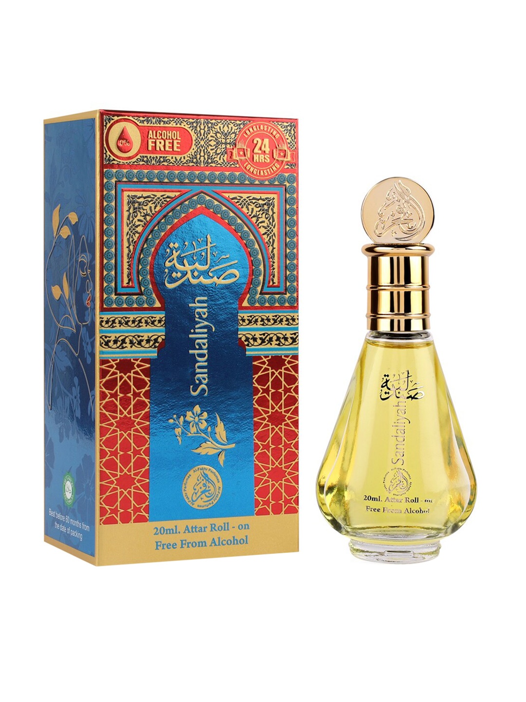 

Al-Fakhr Perfumes Men Sandaliyah Premium Long Lasting Roll On Attar 20ml, Yellow