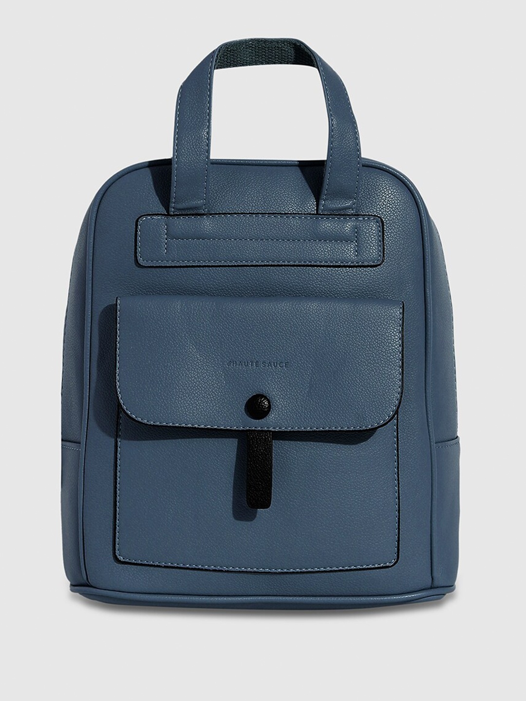 

HAUTE SAUCE by Campus Sutra Non-Padded Medium Backpack, Navy blue