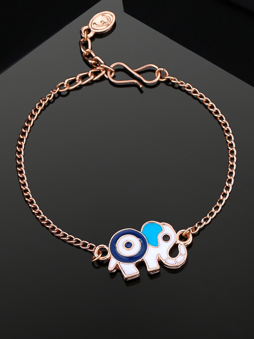 

Estele Unisex Gold-Plated Link Bracelet