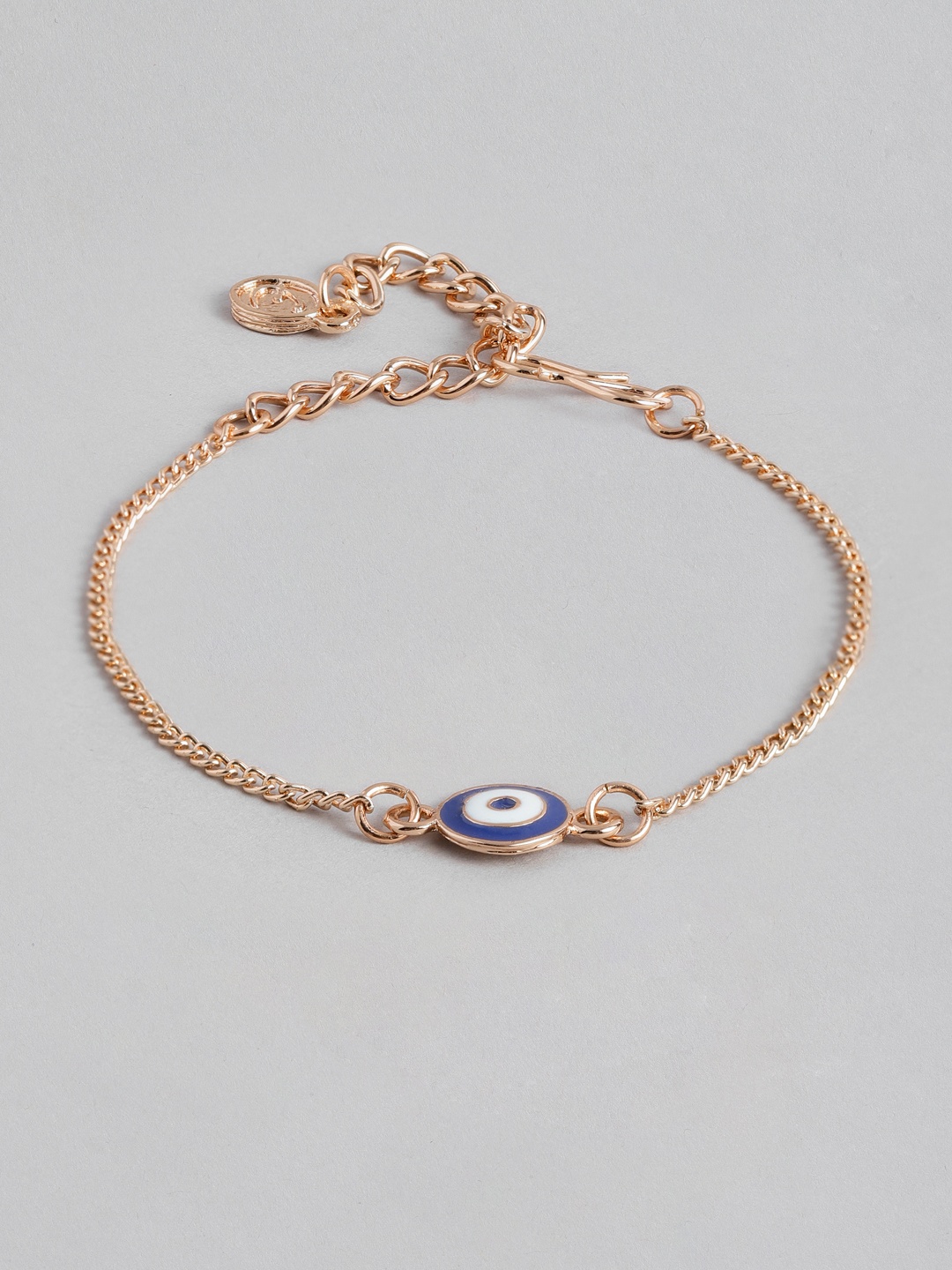 

Estele Unisex Rose Gold-Plated Link Bracelet