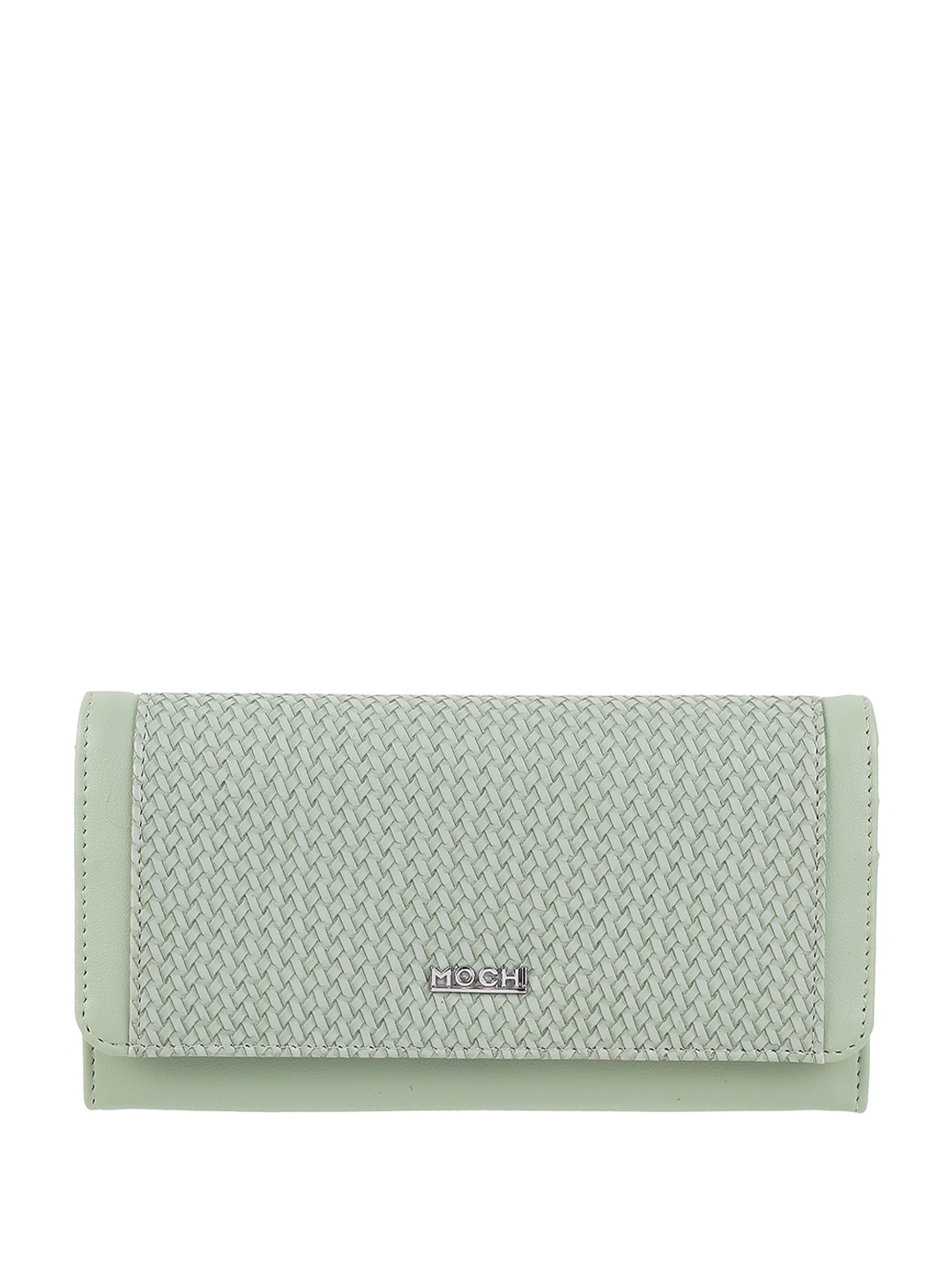 

Mochi Textured Two Fold Wallet, Green