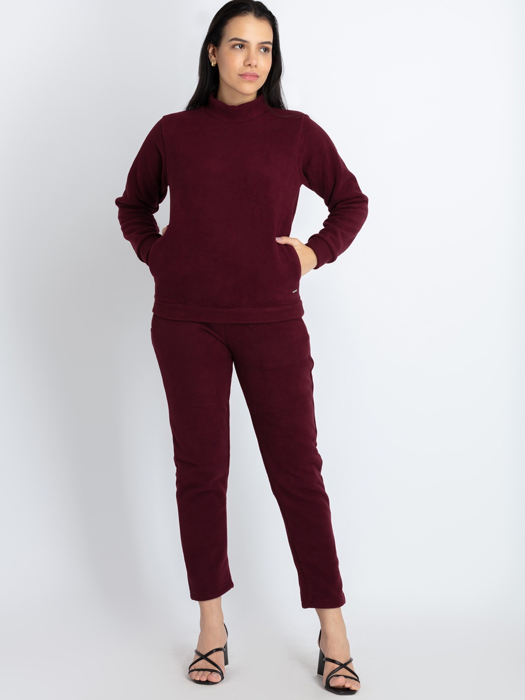 

Status Quo Long Sleeves T-Shirt & Trouser, Maroon