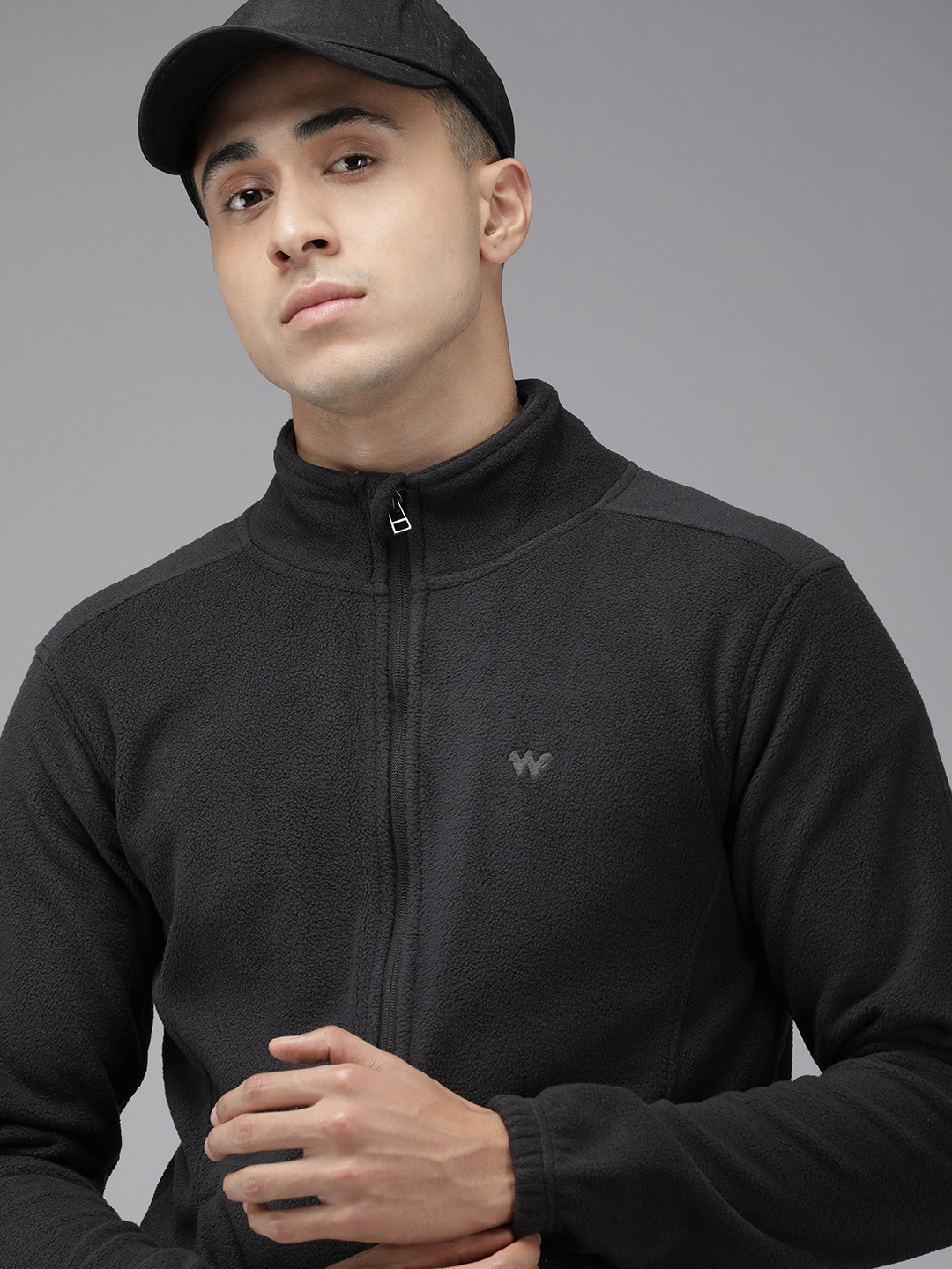 

Wildcraft Solid Water Resistant Tailored Jacket, Black