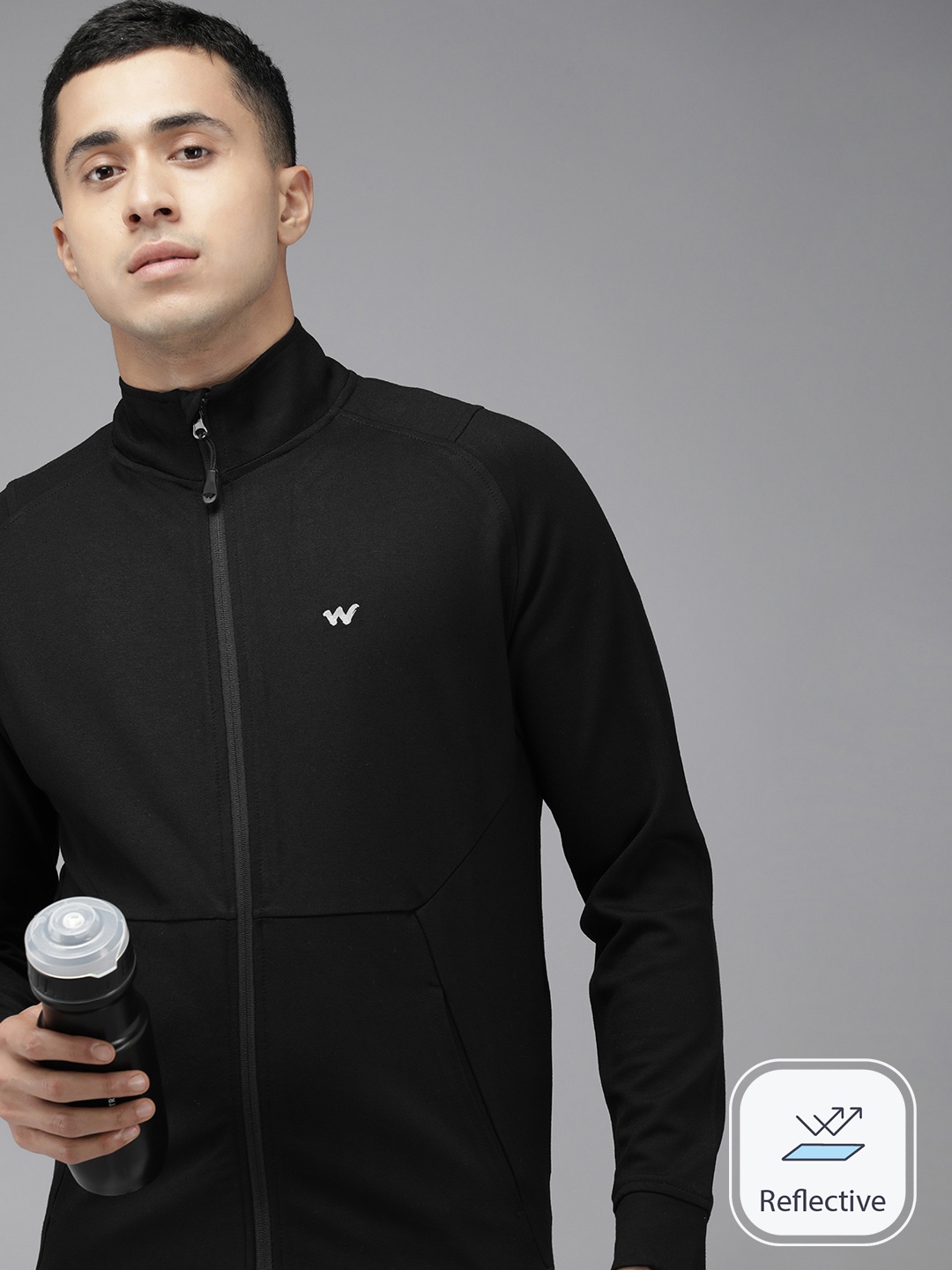 

Wildcraft Water Resistant Sporty Jacket, Black