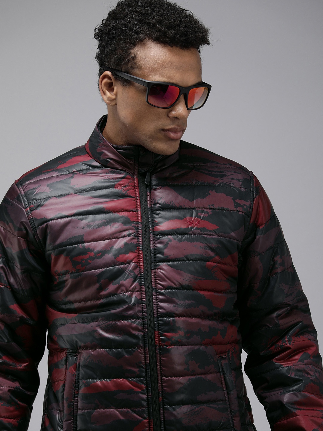 

Wildcraft Water Resistant Outdoor Padded Jacket, Maroon
