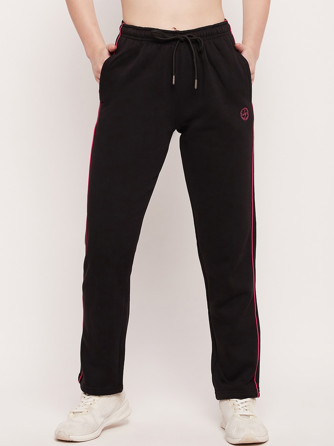 

NEVA Women Mid-Rise Track Pants, Black