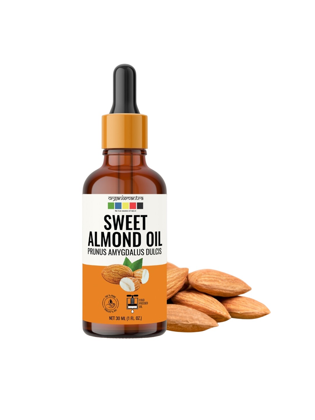 

Organix Mantra Pure and Natural Carrier Sweet Almond Hair Oil - 30 ml, Cream