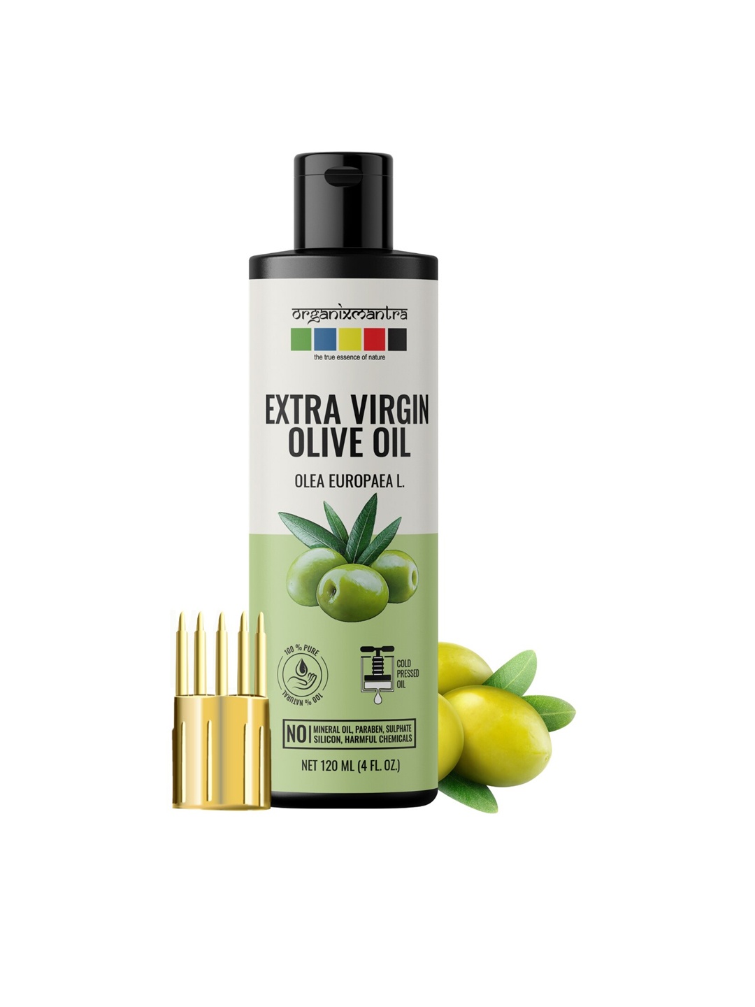 

Organix Mantra Organic Olive Hair Oil for Hair Growth - 120 ml, Cream