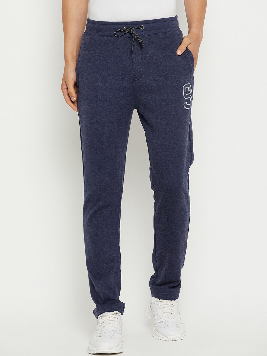 

NEVA Men Mid-Rise Track Pants, Blue