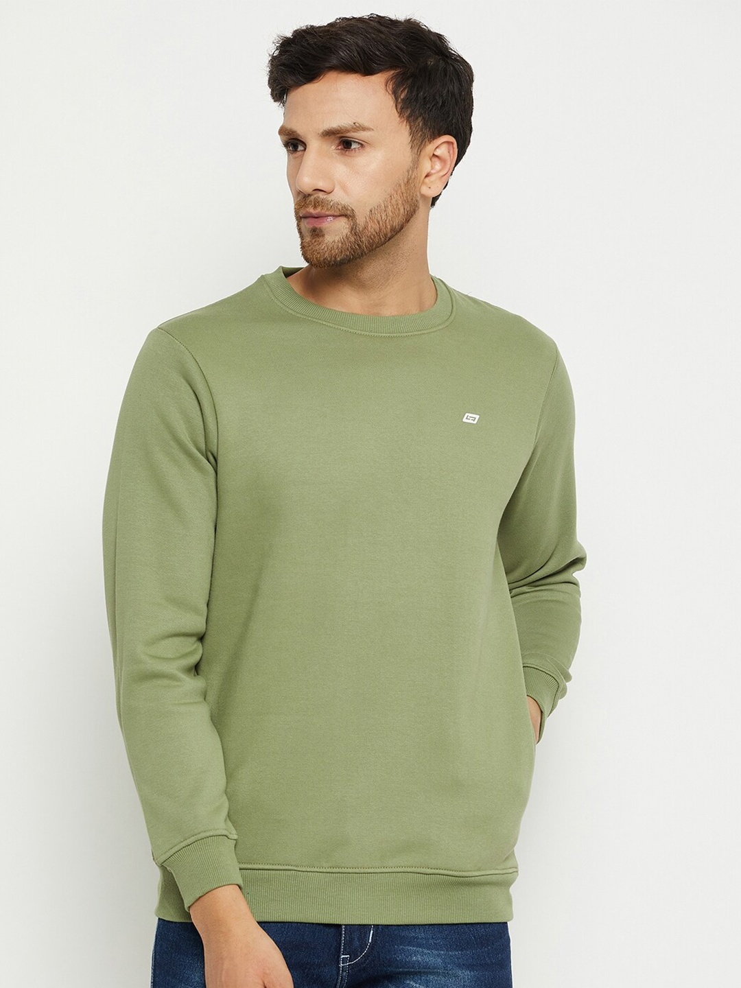 

NEVA Round Neck Sweatshirt, Green