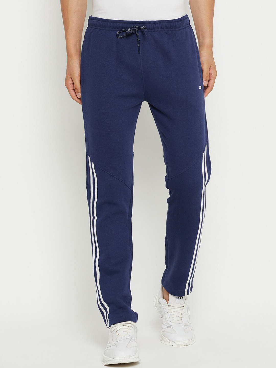 

NEVA Men Mid-Rise Track Pants, Blue