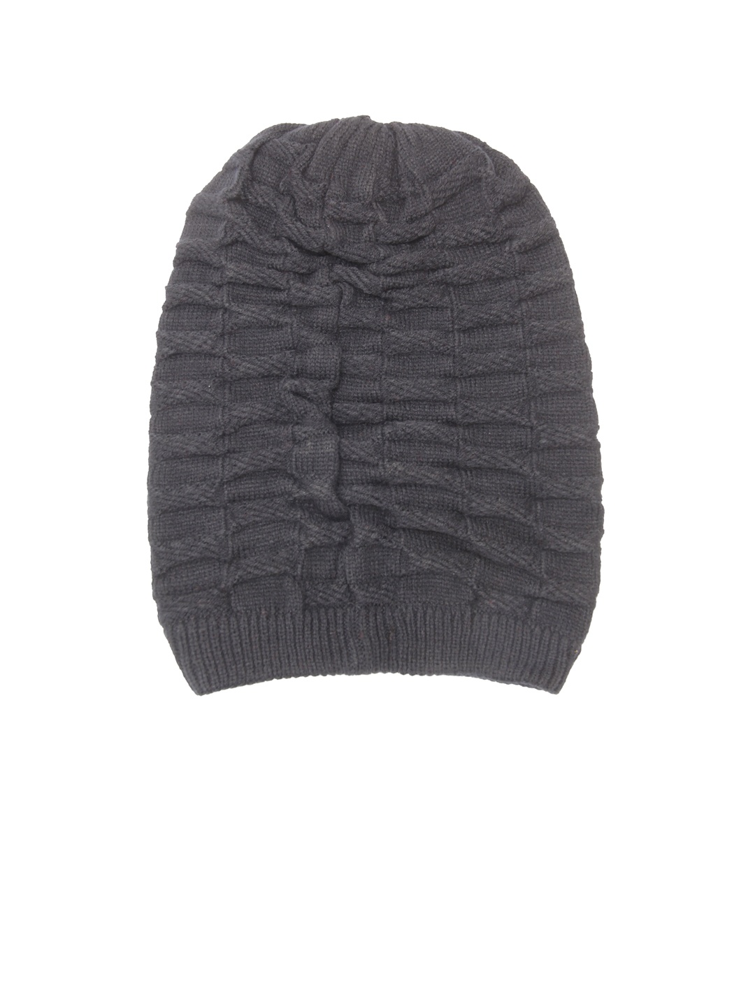 

FabSeasons Unisex Black Solid Beanie