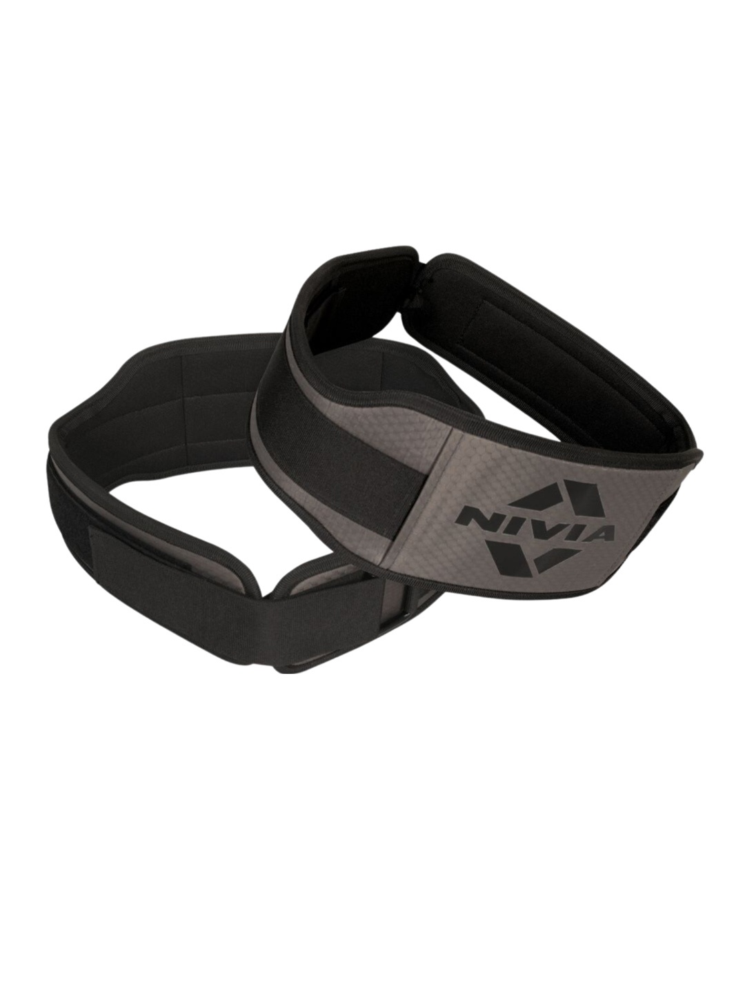 

NIVIA Unisex Quick-Lock Wide Weightlifting Gym Belt, Grey