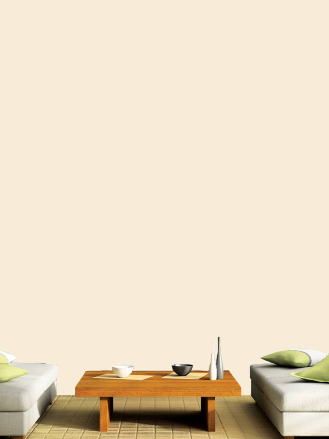 

Jaamso Royals Cream-Coloured Solid Matte Vinyl Self Adhesive Waterproof Wallpaper